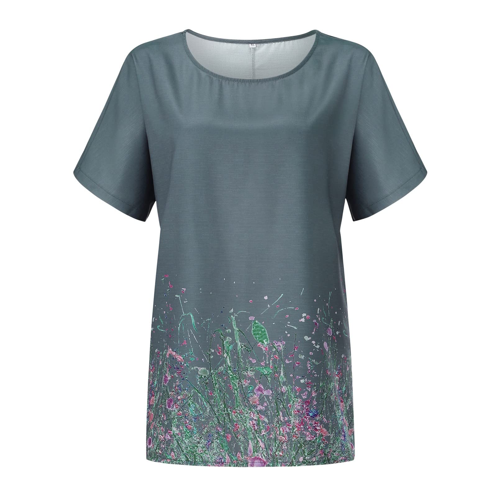 Stylish Women's V-Neck T-Shirts - Cute Summer Tops with Patriotic Stars & Stripes Design | Perfect for Casual Wear, Beach Outings & 4th of July Celebrations