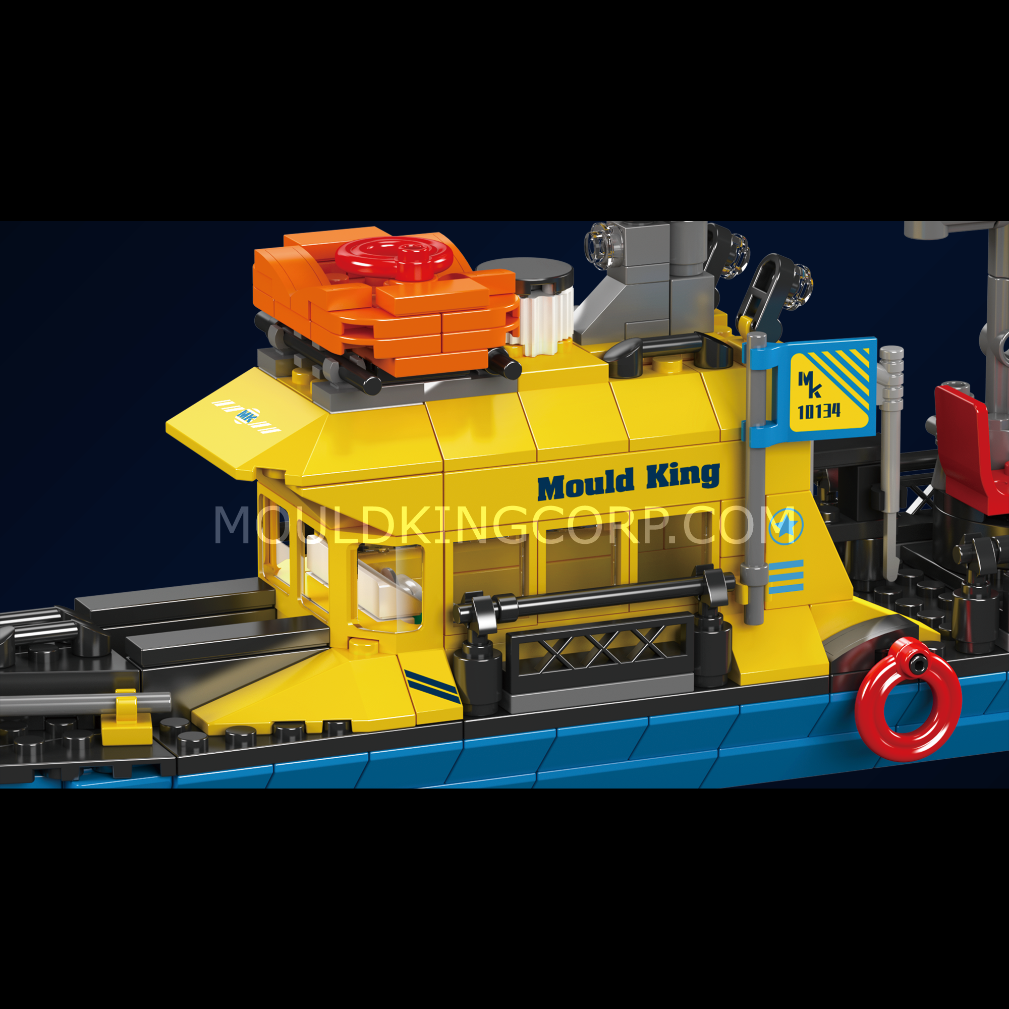 Mould King 10134 Mini Underwater Exploration Ship Building Set - 380 Pcs STEM Toy for Kids, Creative DIY Ocean Adventure Playset | Perfect for Birthday Gifts, Educational Play & Collector's Display
