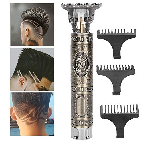 Professional Hair Trimmer for Men - Electric Hair Clipper with Guide Combs, Cordless Hair Cutting Machine & Styling Tool for Salon & Home Use - Perfect for Beard Trimming, Fade Haircuts & DIY Grooming