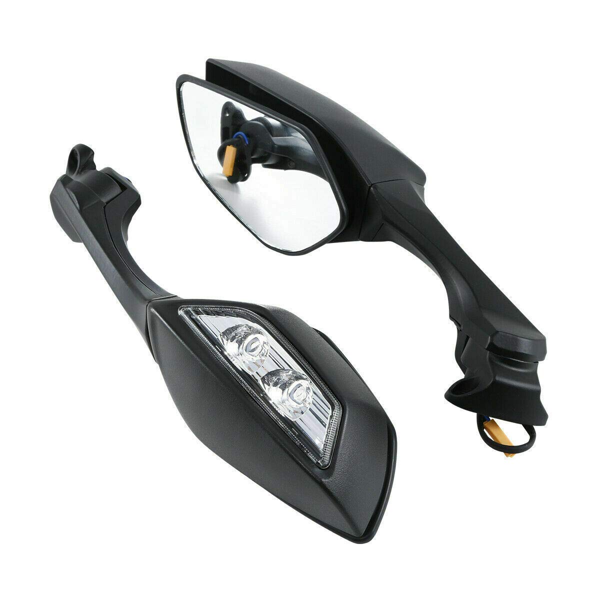 TCMT Motorcycle Rear View Mirrors for Kawasaki Ninja ZX10R (2016-2023) - Universal Side Mirrors Replacement for Better Visibility & Safety Riding