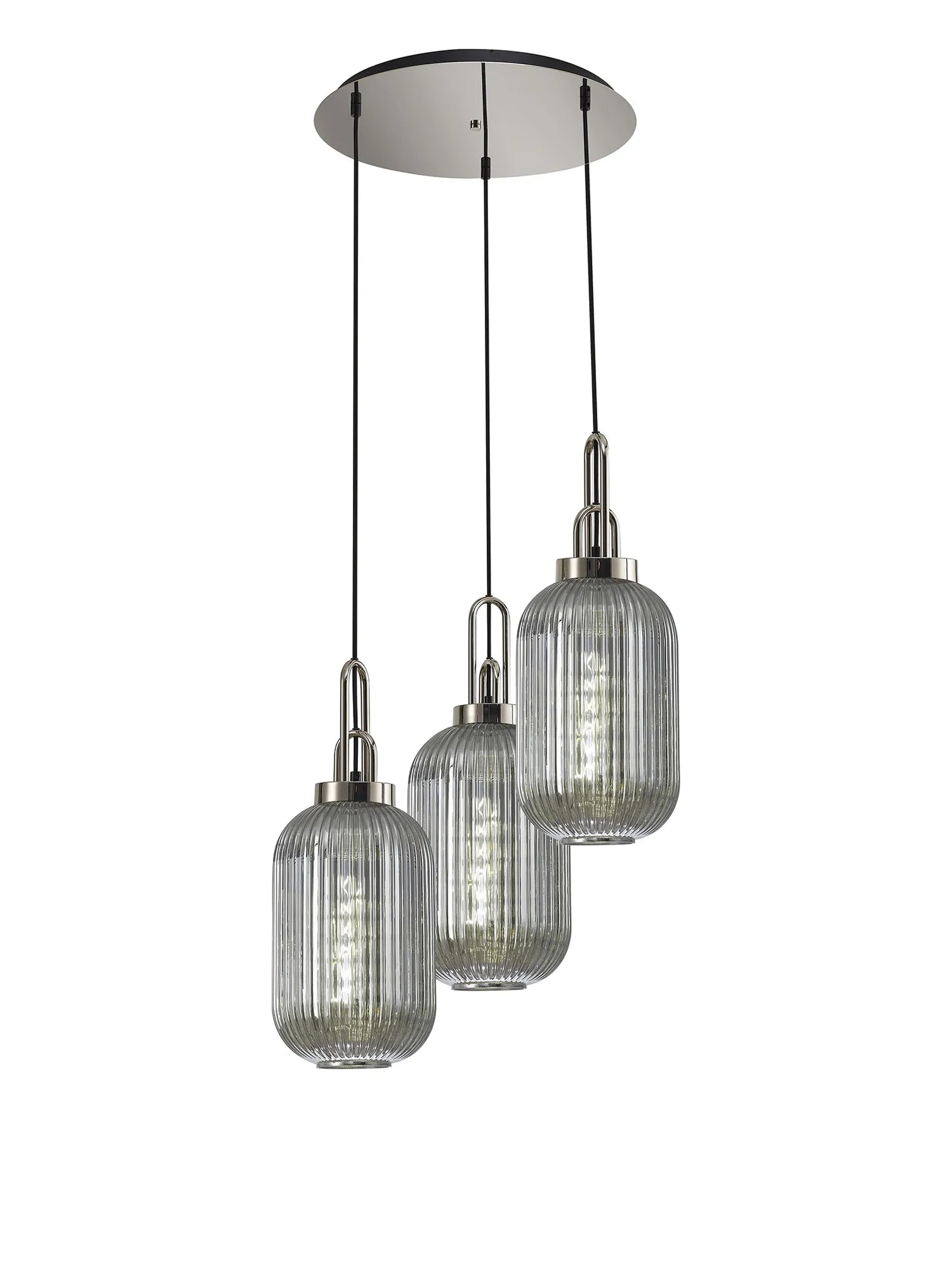 Stylish Cadiz 3-Light Cluster Pendant - Modern Ceiling Lighting Fixture for Dining Room, Kitchen Island & Living Room Decor