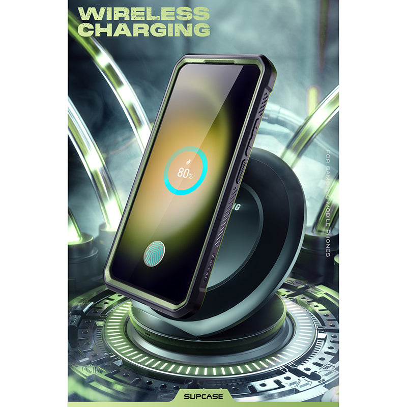 Samsung Galaxy S23 FE Unicorn Beetle Pro Rugged Protective Case - Dark Green | Shockproof, Military-Grade Drop Protection | Perfect for Outdoor, Work & Extreme Sports