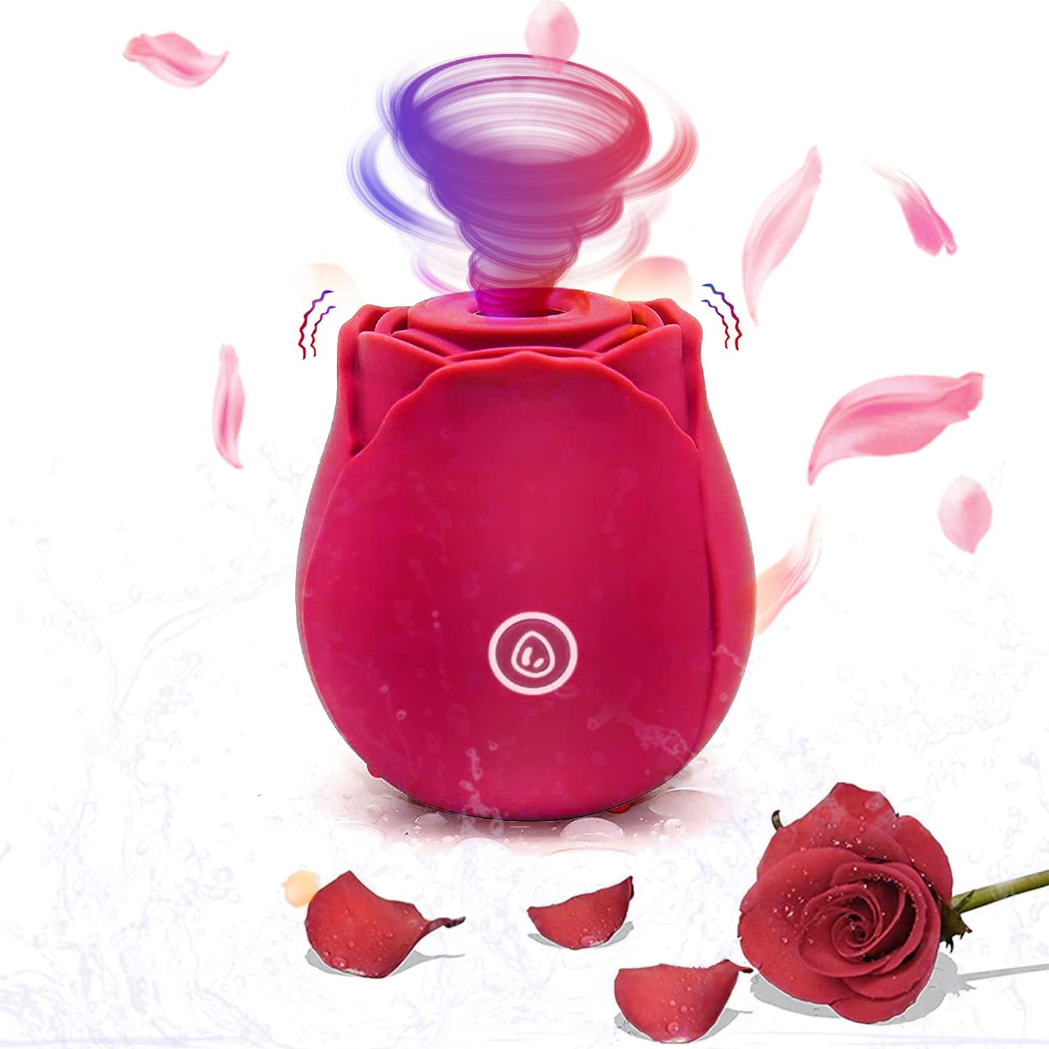 2022 New Rose Toy for Women - Rechargeable Adult Pleasure Toy with Powerful Tongle Suck & Lick, 10 Vibration Modes - Perfect for Couples, Female Birthday Gifts & Romantic Nights - Enhance Intimacy & Self-Care Moments