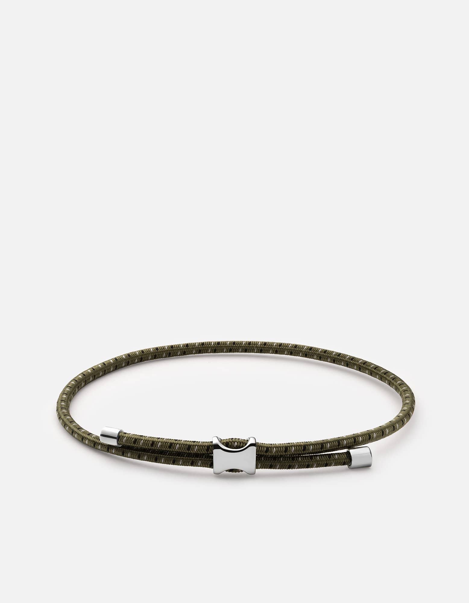 Orson Pull Bungee Rope Bracelet - Sterling Silver Adjustable Stretch Bracelet for Men & Women - Perfect for Outdoor Activities, Workouts and Daily Wear