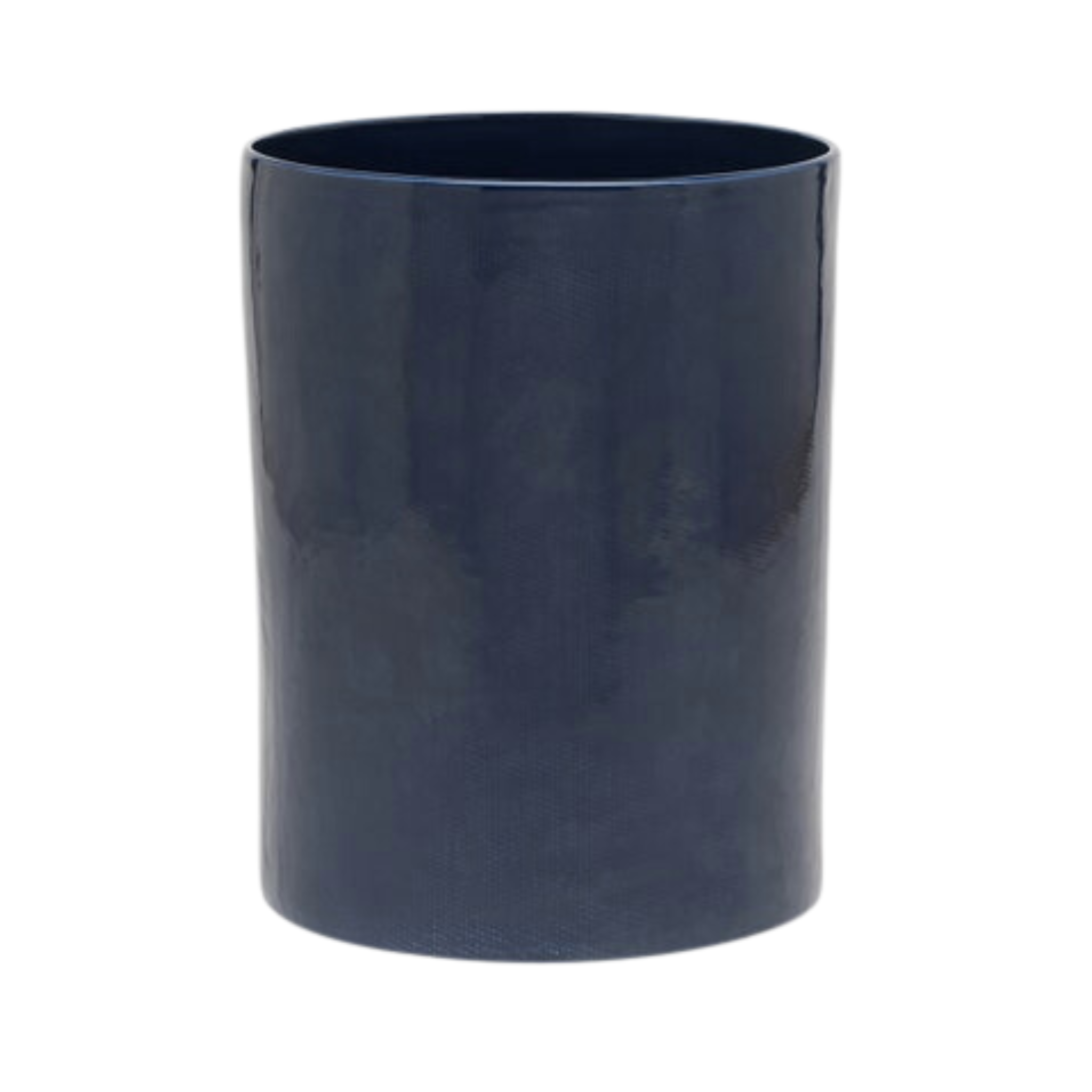 Premium Cordoba Navy Wastebasket - 10L Trash Can with Lid, Stainless Steel Pedal & Odor Control - Perfect for Office, Kitchen & Bathroom Organization