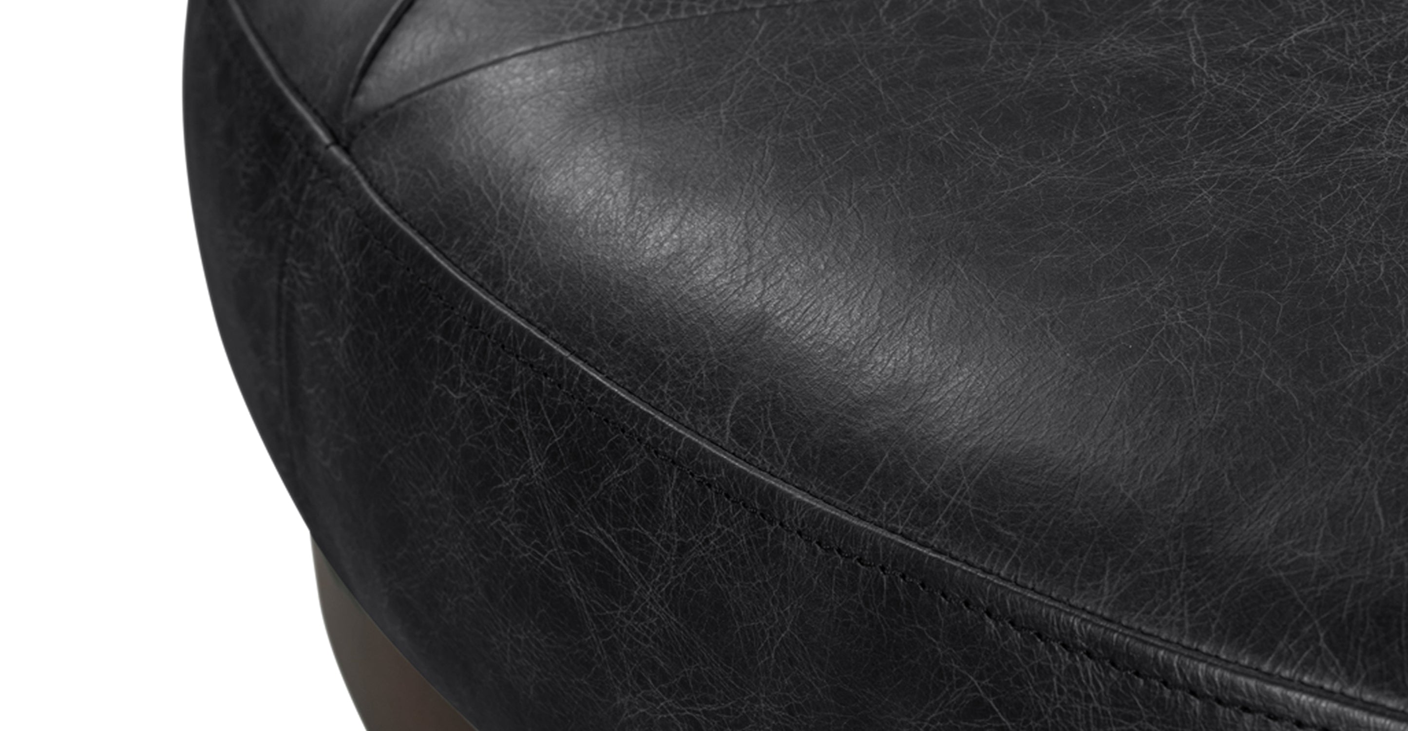 Premium Gio Leather Ottoman - Soft & Durable Footrest, Storage Bench, Living Room Decor - Perfect for Home, Office & Lounge Relaxation