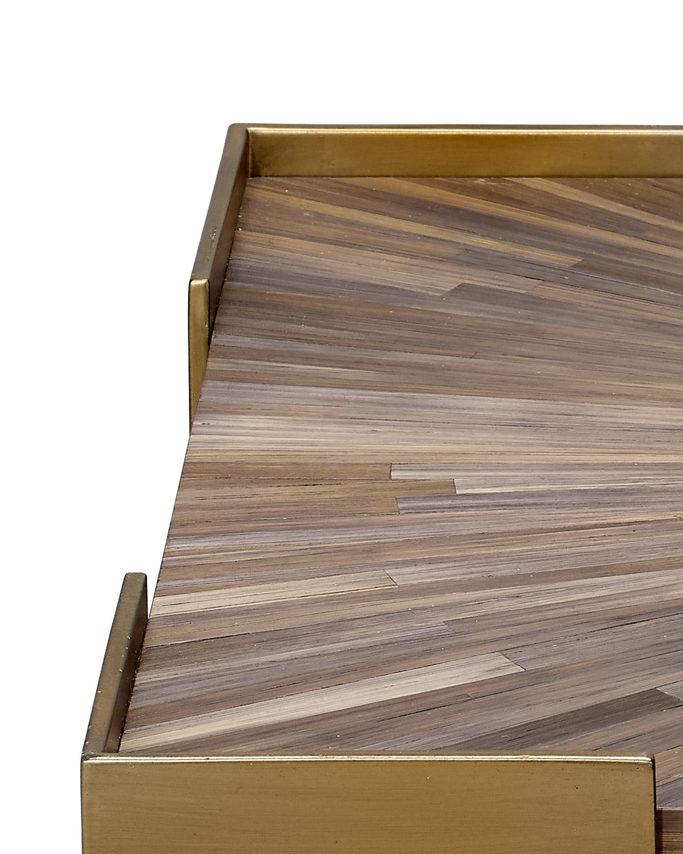 Handmade Palm Wood Marquetry Tray - Elegant Decorative Serving Tray for Home Decor, Dining, and Gift Giving - Perfect for Coffee Tables, Breakfast in Bed, and Party Serving