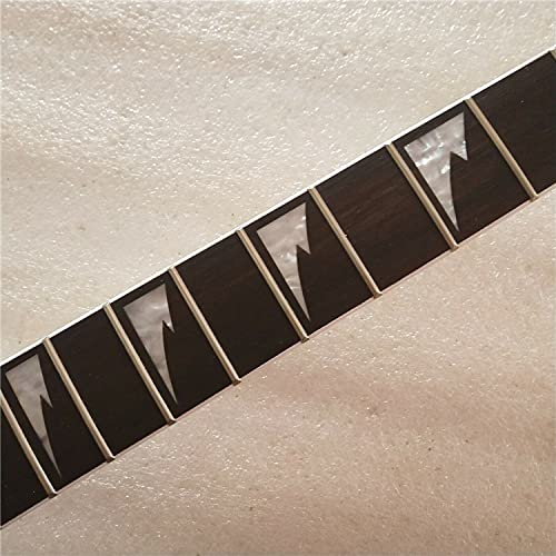 YAFEN Maple Guitar Neck - 24 Fret Locking Nut Electric Guitar Replacement Neck for DIY Guitar Building & Repair | Perfect for Electric Guitar Upgrades, Custom Builds, and Professional Repairs