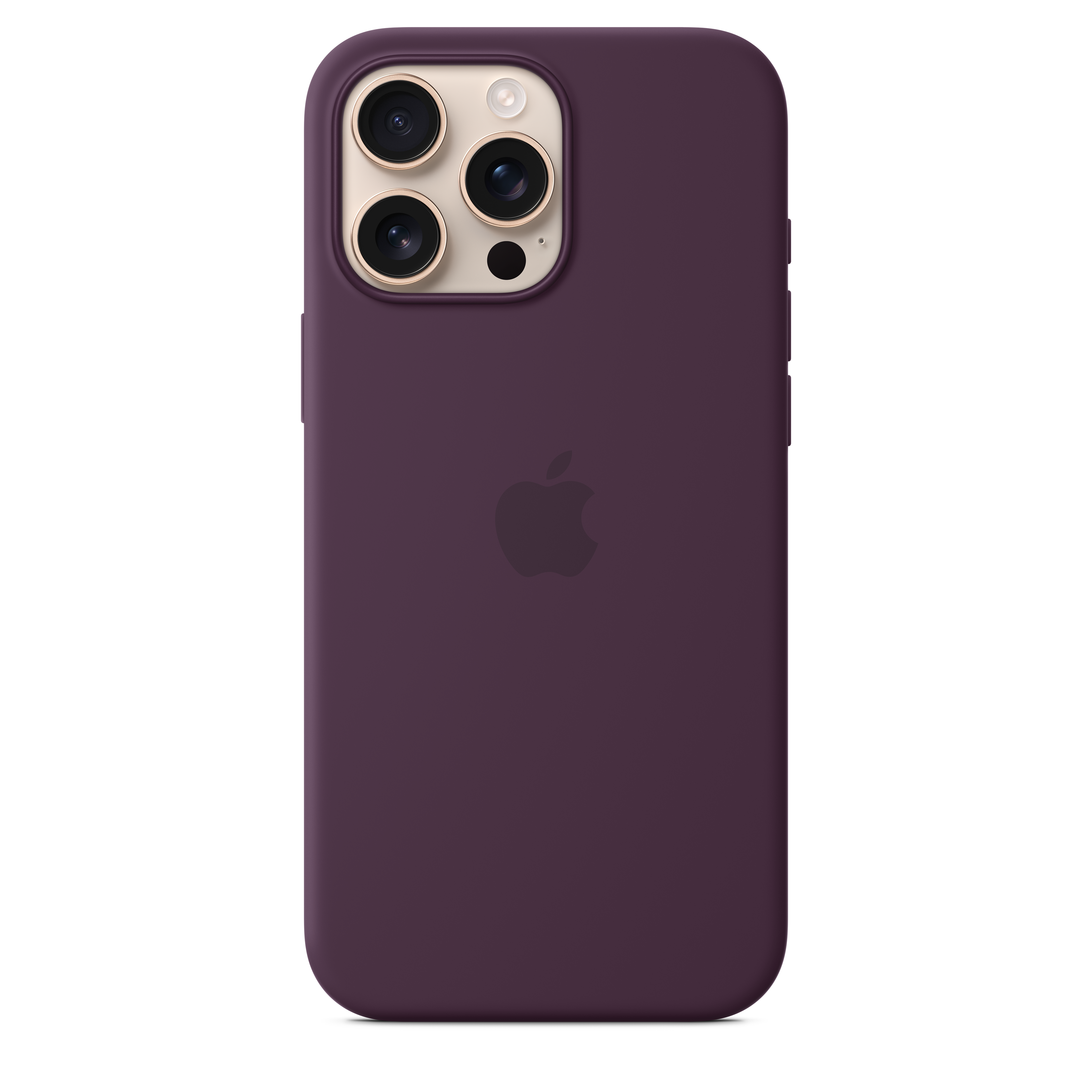 Magnetic Silicone Case with MagSafe for iPhone 16 Pro Max - Plum Color | Slim Protective Cover for Everyday Use, Work & Travel