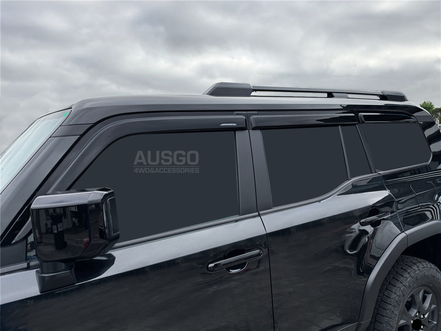 Premium Weather Shields for Toyota LandCruiser Prado 250 Series (2024+) - Durable Rain Guards & Window Deflectors for All-Weather Protection & Off-Road Adventures