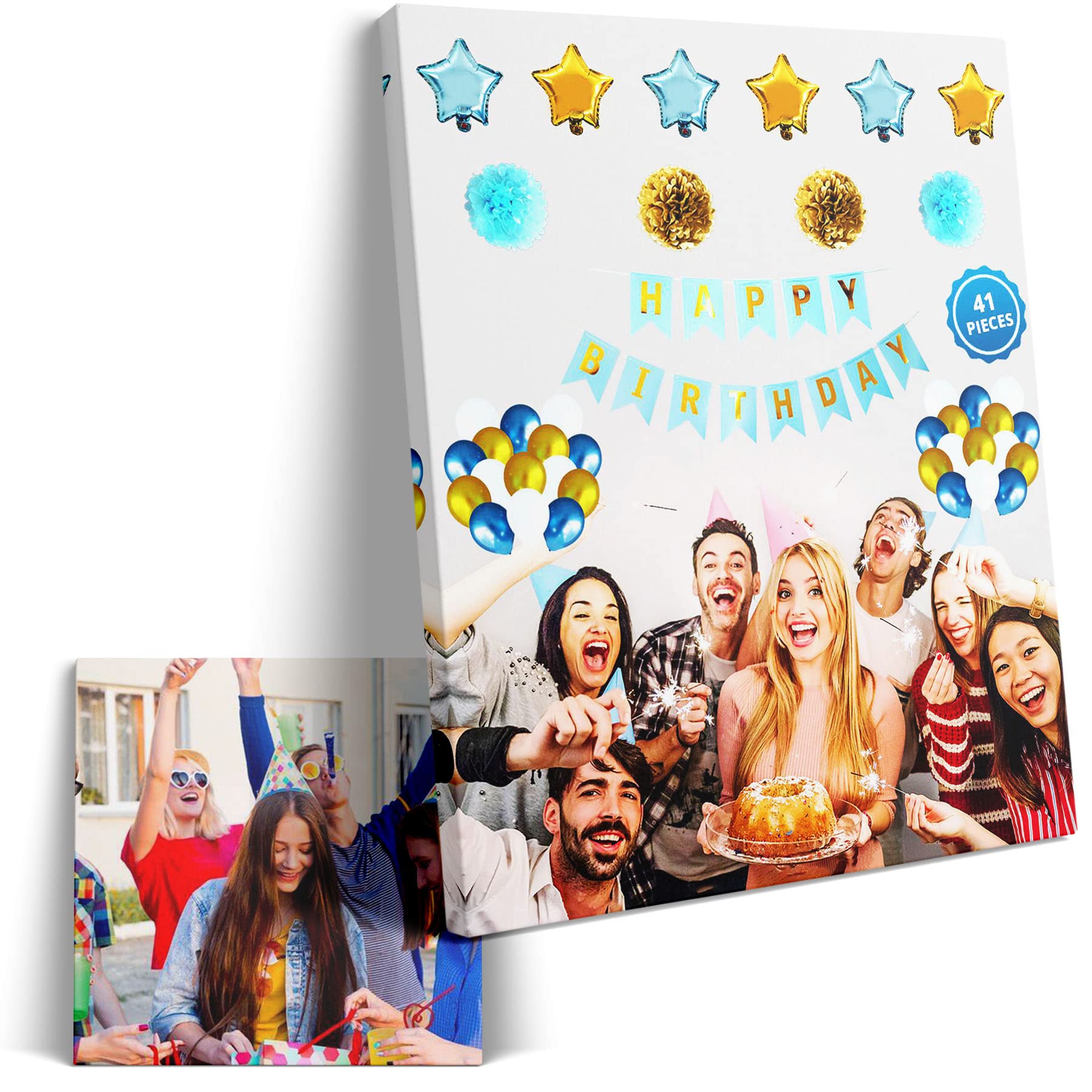 Personalized Photo Canvas Prints - Custom Framed Wall Art for Bedroom Decor, Unique Birthday Gifts for Women & Men | Perfect for Wedding Presents, Family Gifts & Home Decoration | Enhance Your Living Room, Office or Dorm with Custom Photo Art