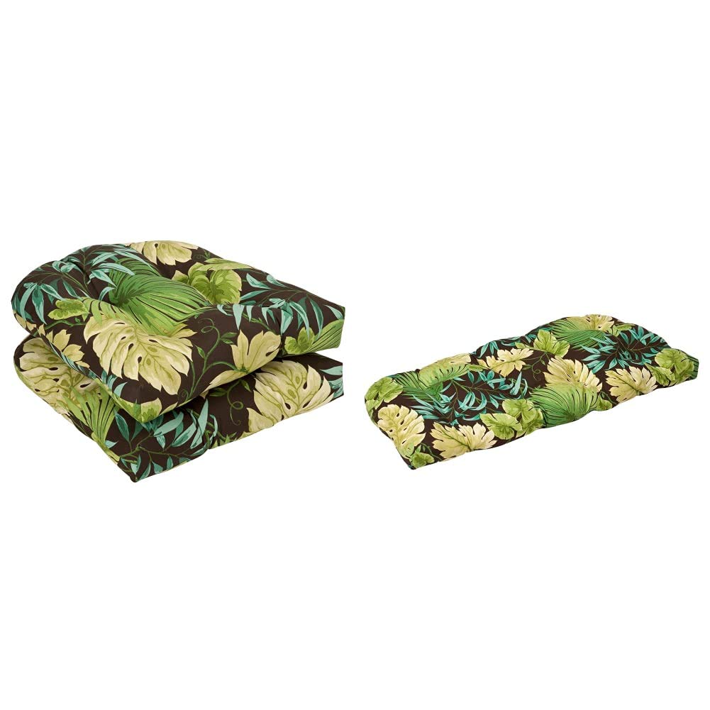 Premium Round Back Tufted Seat Cushion 19