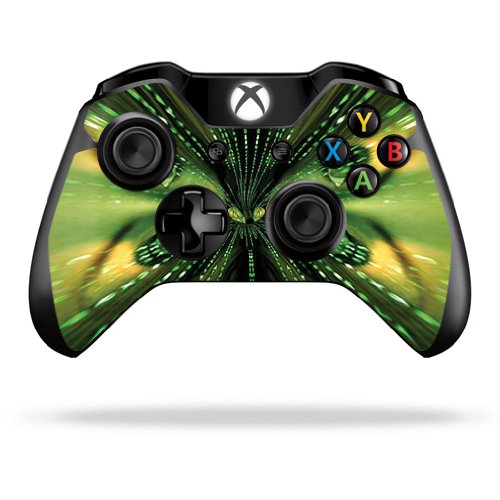 Premium Protective Vinyl Skin Decal for Microsoft Xbox One/One S Controller - Custom Wrap Sticker Skins (Matrix Design) - Durable Scratch-Resistant Cover for Gaming & Collectors