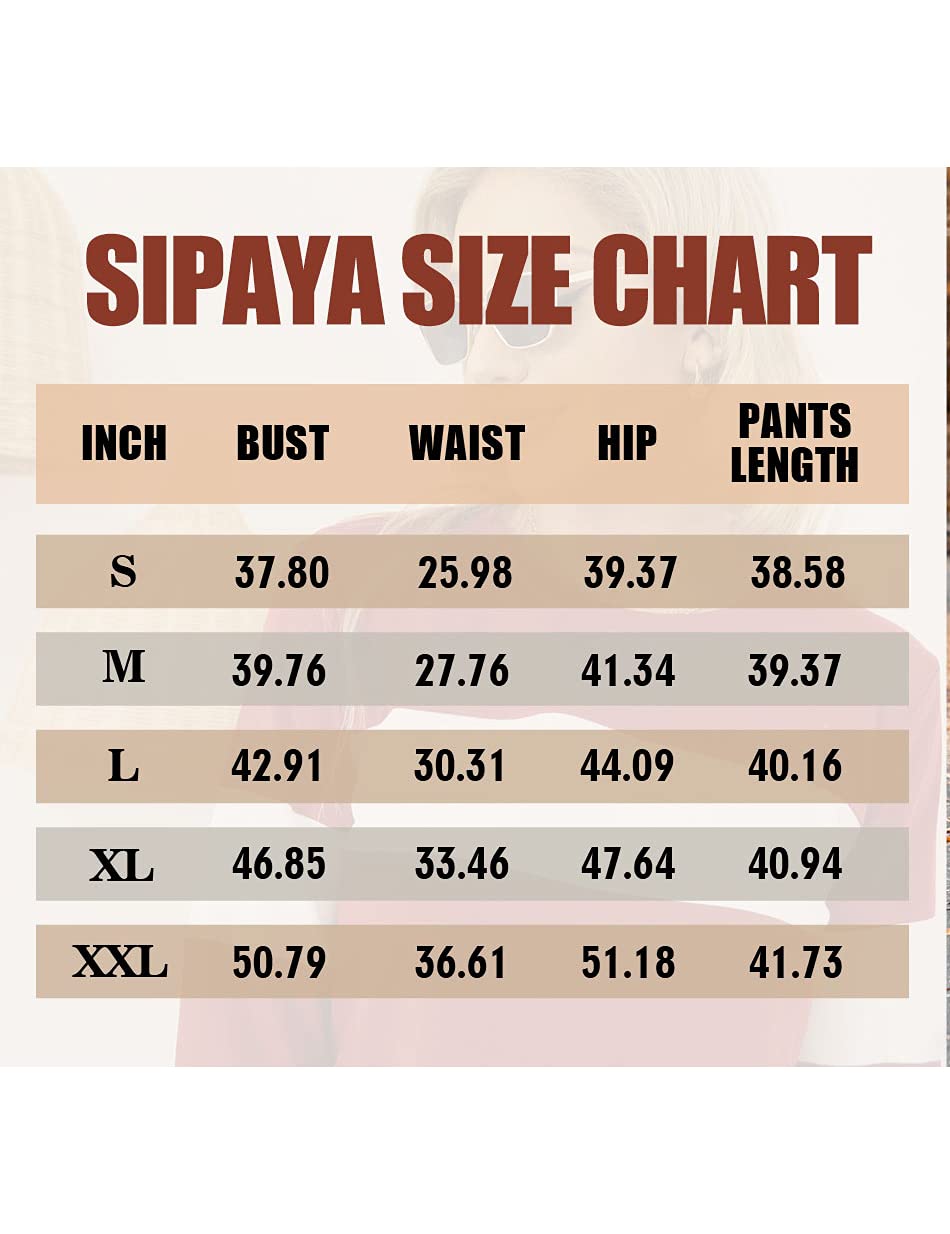 Sipaya Women's 2-Piece Sweatsuit Set - Crewneck Colorblock Striped Lounge Pants with Pockets | Casual Outfit for Home, Gym & Travel