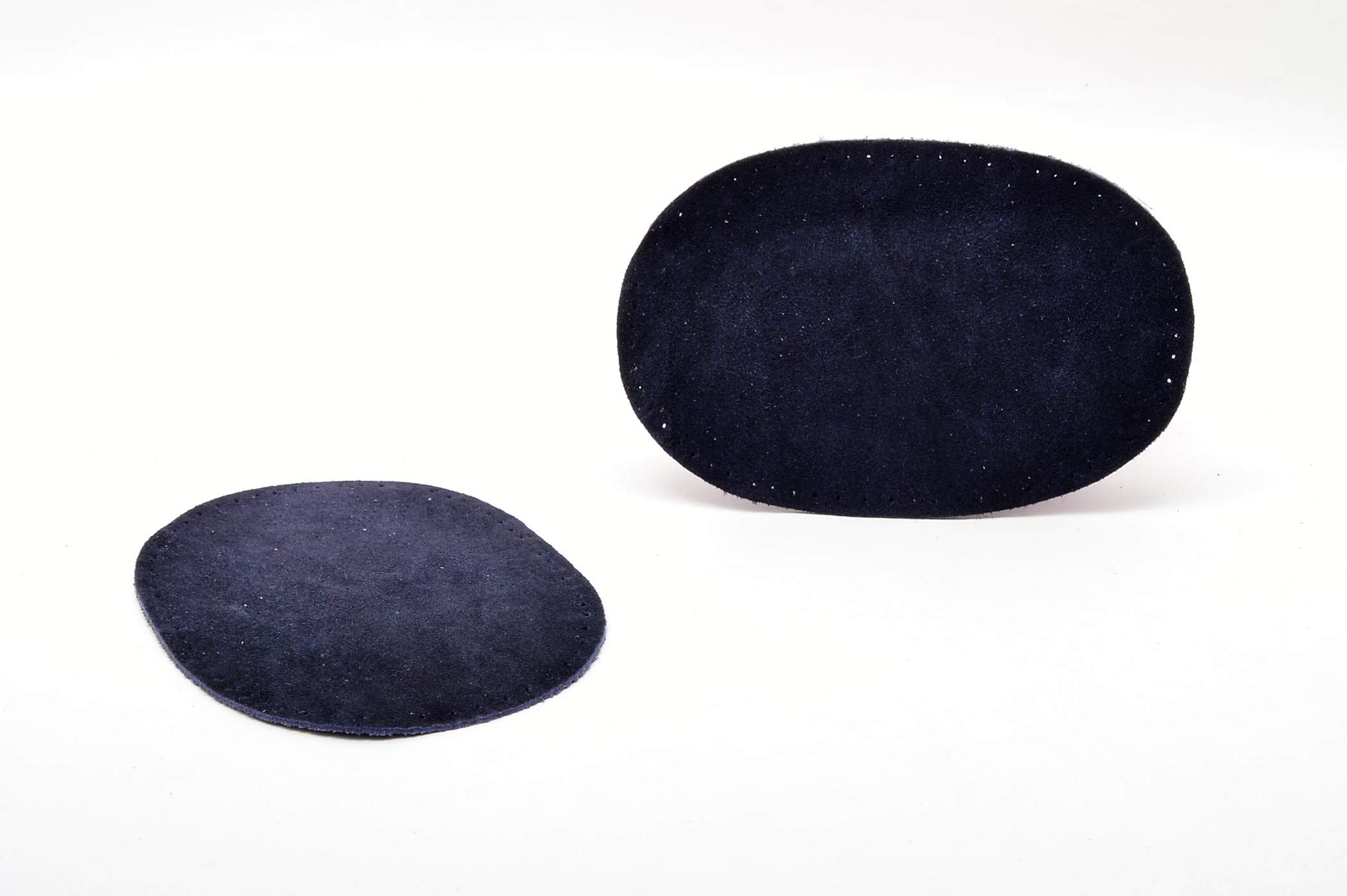 Kleiber Navy Blue Suede Sew-On Trouser & Arm Patches - Large Size for DIY Clothing Repair, Custom Jacket Embellishment, and Uniform Personalization