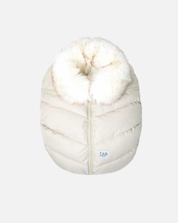 7AM Enfant Baby Car Seat Cocoon for Infants 0-12 Months - Soft & Warm Winter Car Seat Cover for Safe & Cozy Travel