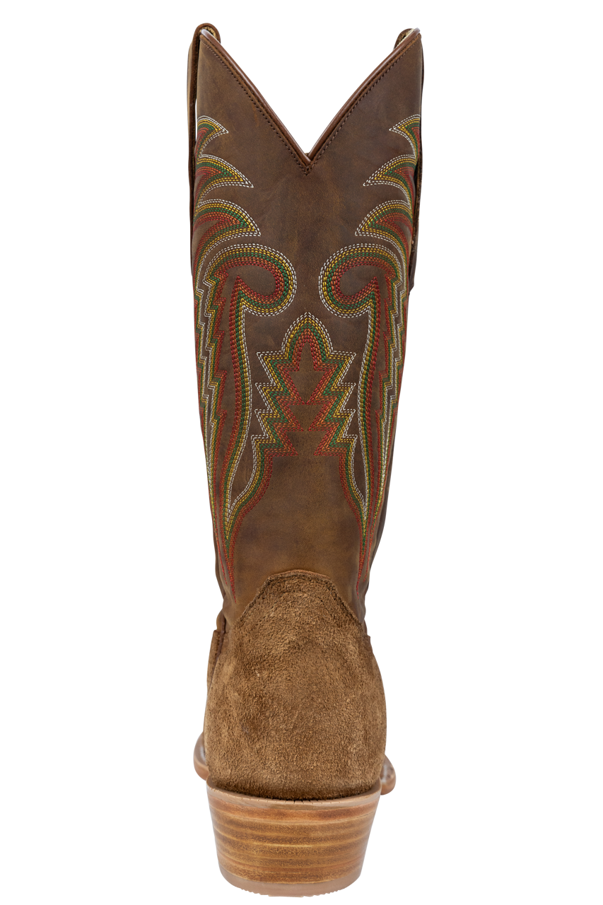 Premium R. Watson Genuine Cowhide Cowboy Boots - Arizona Tan - Western Style, Durable & Comfortable for Rodeo, Country Music Festivals & Outdoor Adventures