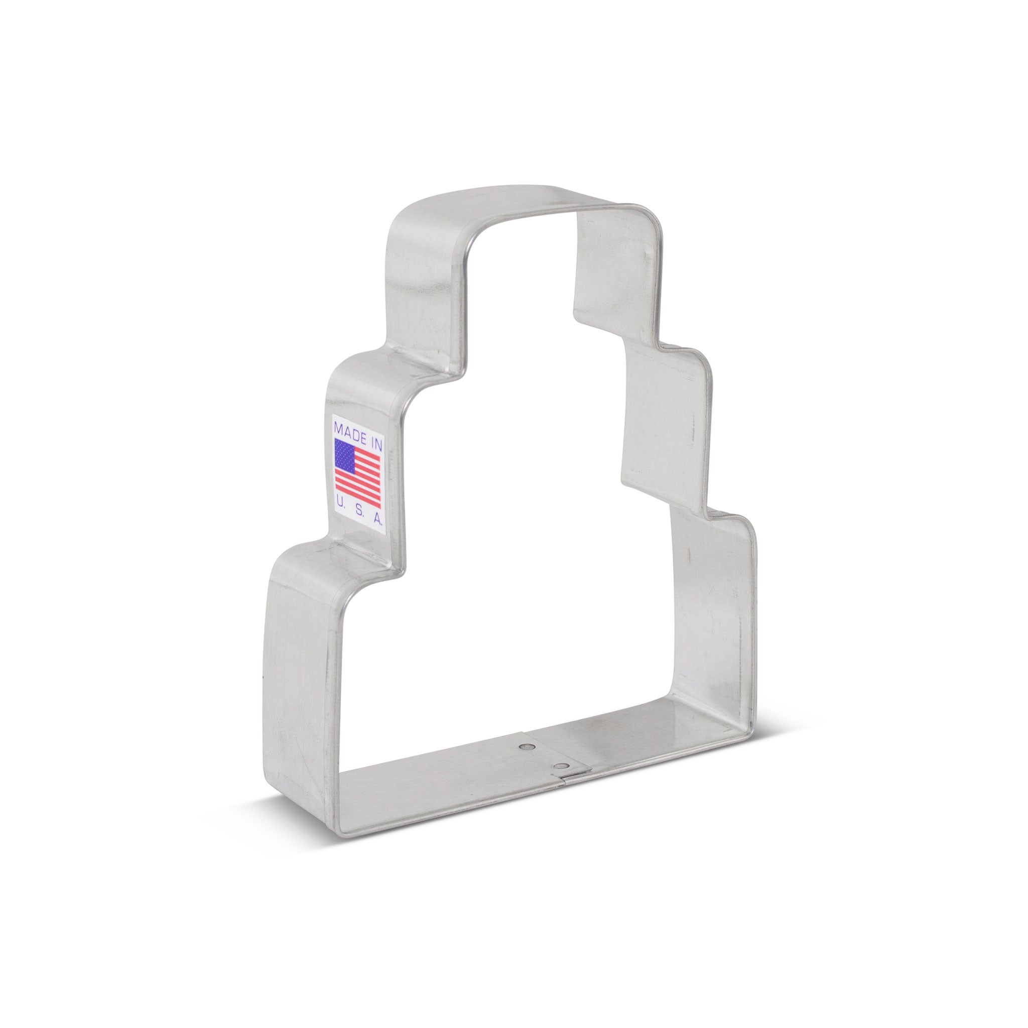 Wedding Cake Cookie Cutter Set - Stainless Steel Baking Tools for DIY Cookies, Cupcakes, and Pastries - Perfect for Wedding Favors, Bridal Showers, and Birthday Parties