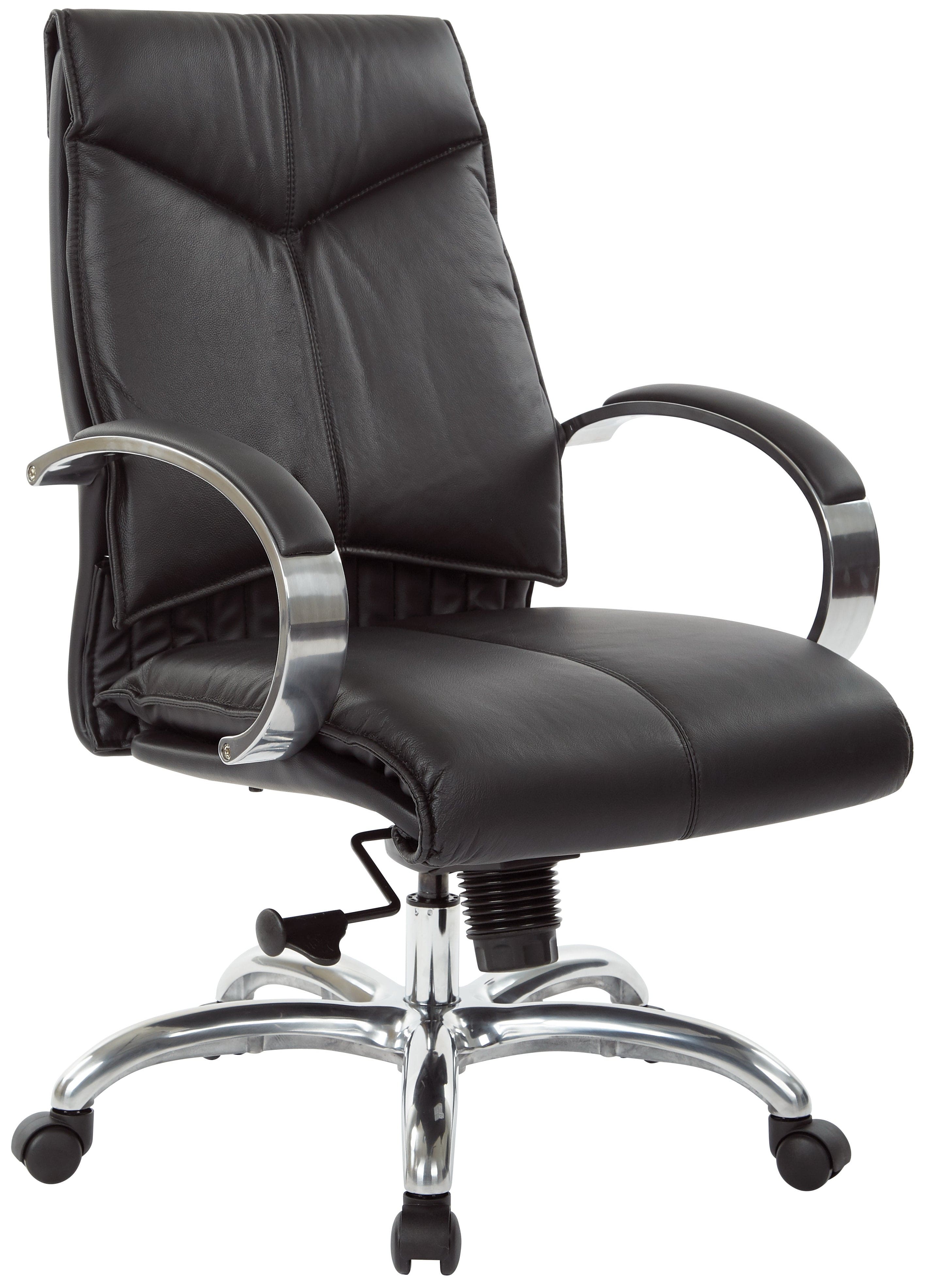 Premium Pro Line II Deluxe Executive Mid Back Office Chair [8201] - Ergonomic Support for Long Work Hours, Home & Office Use