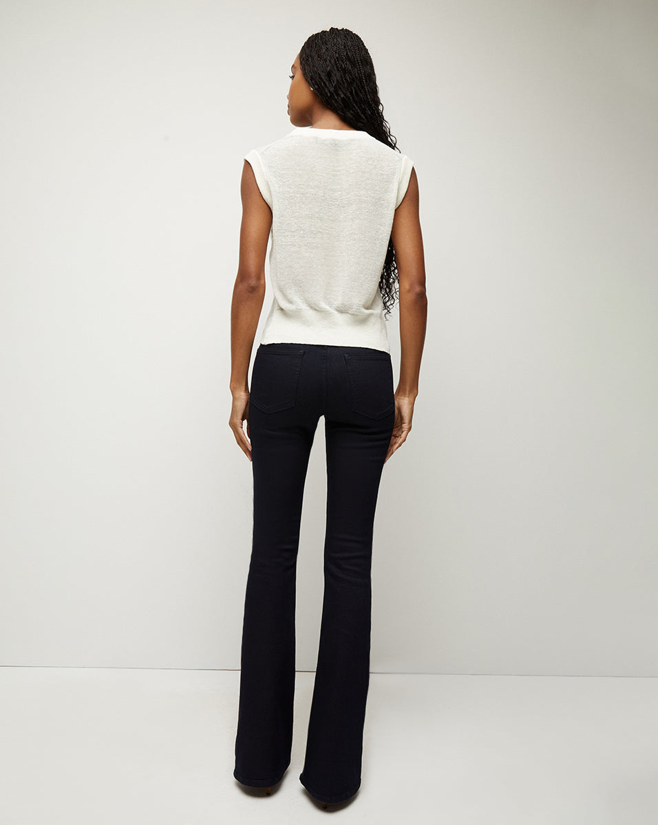 Beverly Skinny Flare Jeans for Women - High Waisted Stretch Denim Pants, Vintage Retro Bootcut Jeans - Perfect for Casual Wear, Office & Night Out