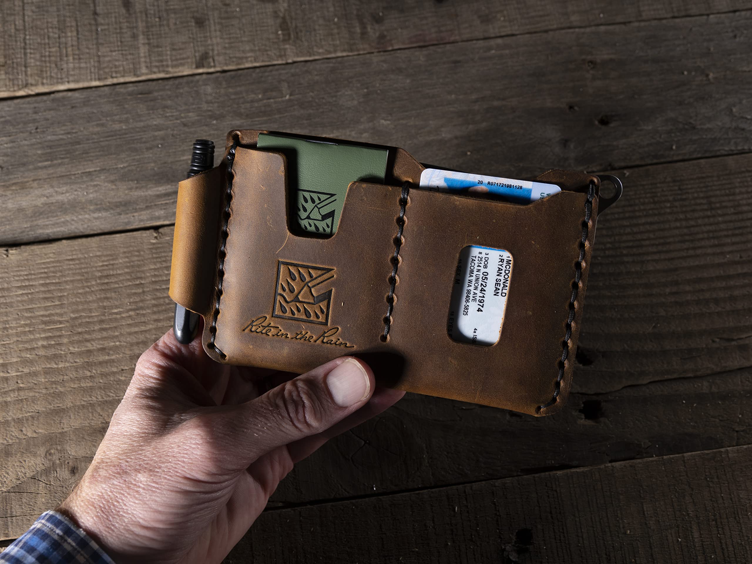 Rite in the Rain SHERPA Genuine Leather Notebook Wallet Kit - 6.875