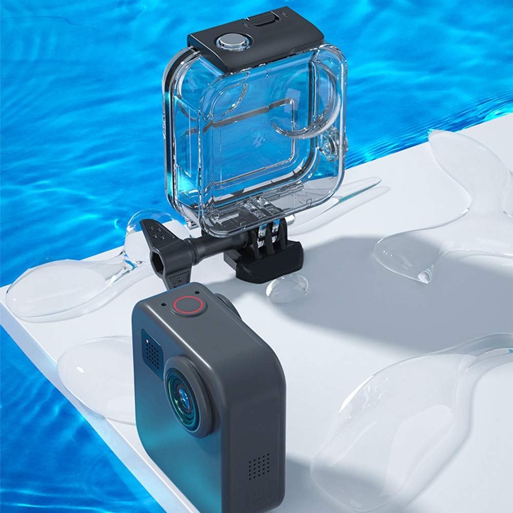 20m Waterproof Camera Case for Underwater Photography - Durable Action Camera Housing with Safety Lock Buckle - Ideal for Snorkeling, Diving & Water Sports