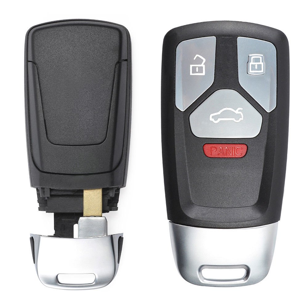 2017-Up Audi A4 A5 Q7 & 2016-Up TT Smart Remote Keyless Entry Fob 315MHz (FCC: 4M0 959 754 AK/AQ/AF) - Replacement Car Key for Easy Lock/Unlock & Trunk Access