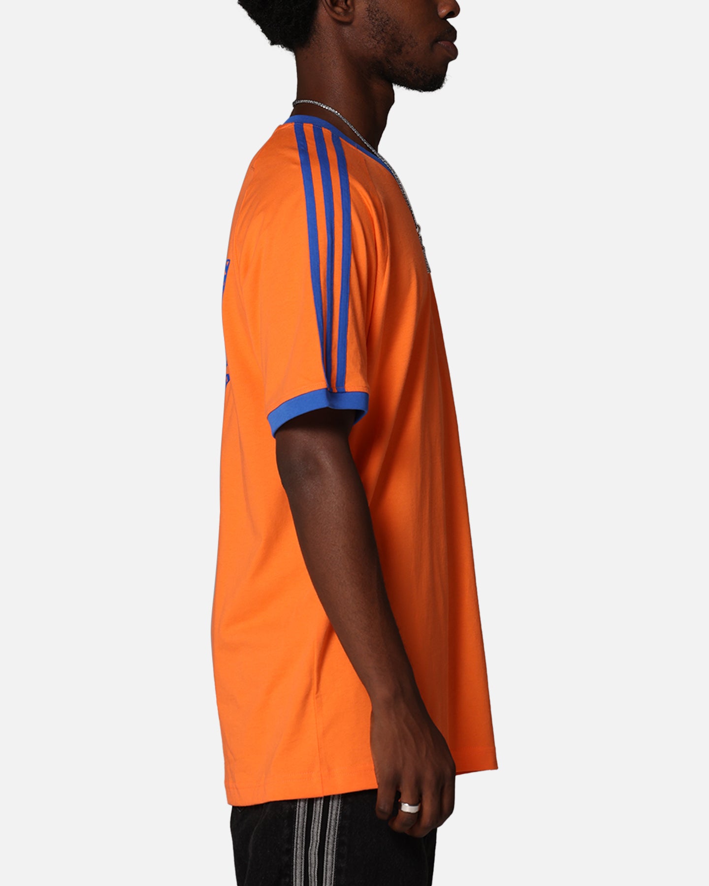 Adidas Monogram Cali T-Shirt for Men - Orange Casual Short Sleeve Tee | Gym, Streetwear & Everyday Comfort Wear