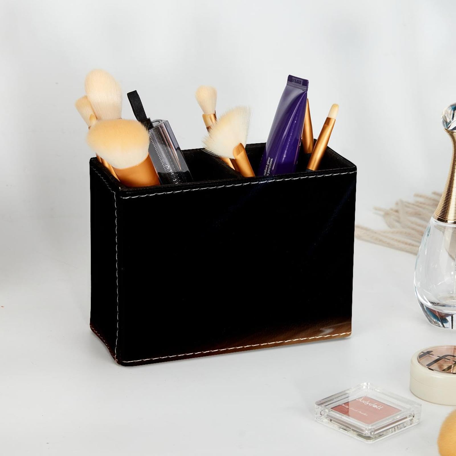 Basketball Wooden Pen Holder for Desk - Stylish Pencil Organizer with Cricket Field Design, Perfect Office Supplies for Home & Work Desk Organization