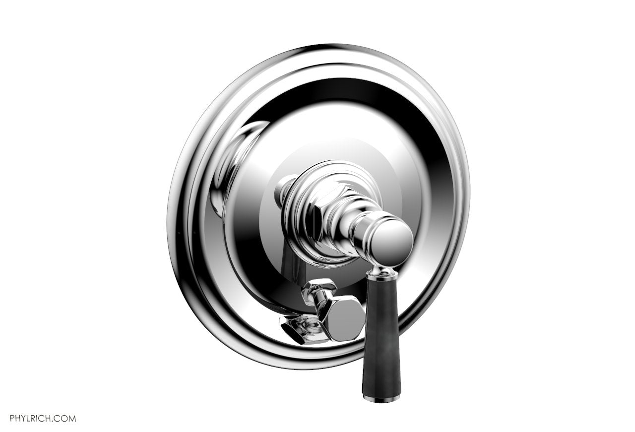 HEX TRADITIONAL Pressure Balance Shower Plate with Diverter and Handle Trim Set - 4 164 - Perfect for Bathroom Renovation and Modern Home Upgrade