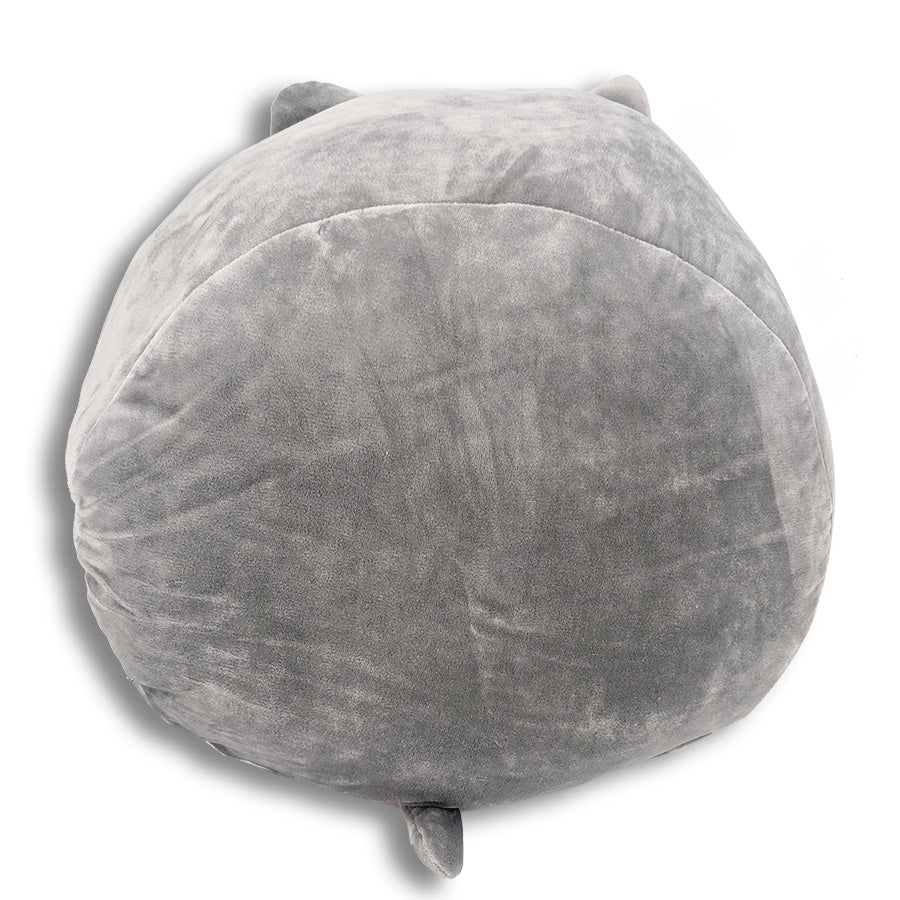 Soft & Cute Squishy Polyester Cat Pillow with Tail & Ears - Purr cilla The Cat Plush Toy for Kids & Adults - Perfect for Bedroom Decor, Couch Cuddling & Stress Relief