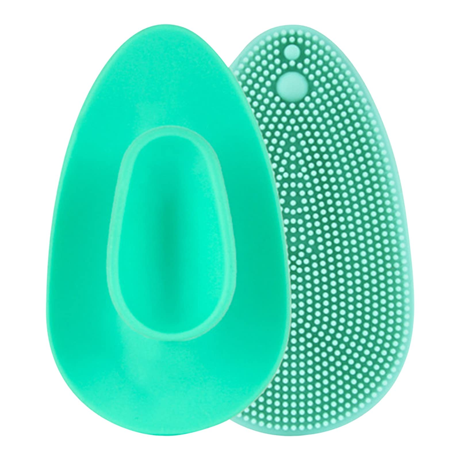 Medium Hard Curve Exfoliating Facial Brush - Deep Cleansing Silicone Beauty Tool for Women | Gentle Massage & Makeup Removal | Perfect for Daily Skincare & Spa Treatments