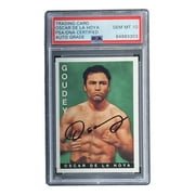 Oscar De La Hoya Autographed 2015 UD Goodwin Champions #27 Baseball Card - PSA/DNA Certified Gem Mint 10 - Perfect for Sports Memorabilia Collections & Boxing Fan Displays