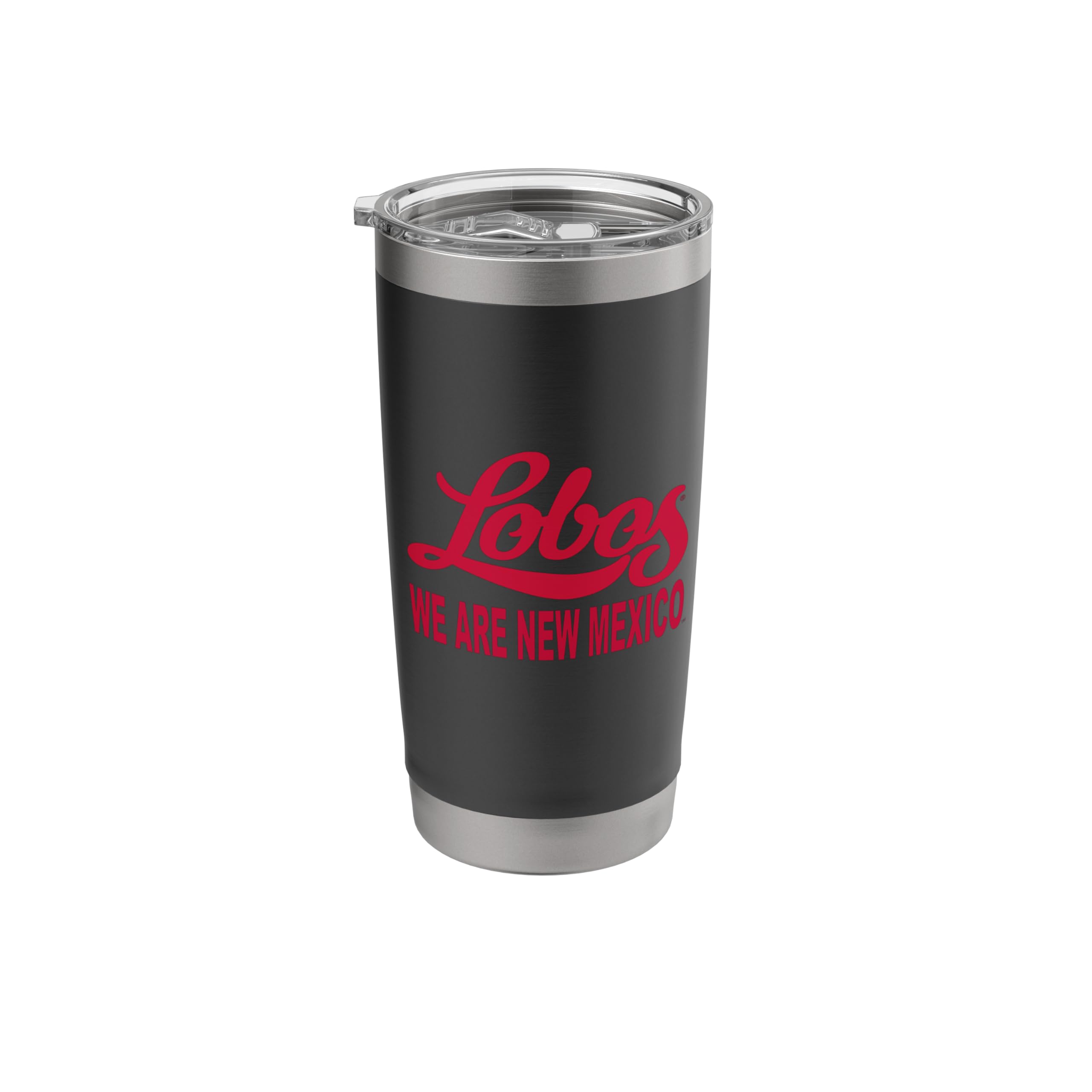 University of New Mexico Lobos Stainless Steel Insulated Tumbler 20oz - UNM Team Spirit Travel Mug for Coffee & Tea - Perfect for Campus, Tailgating & Game Day