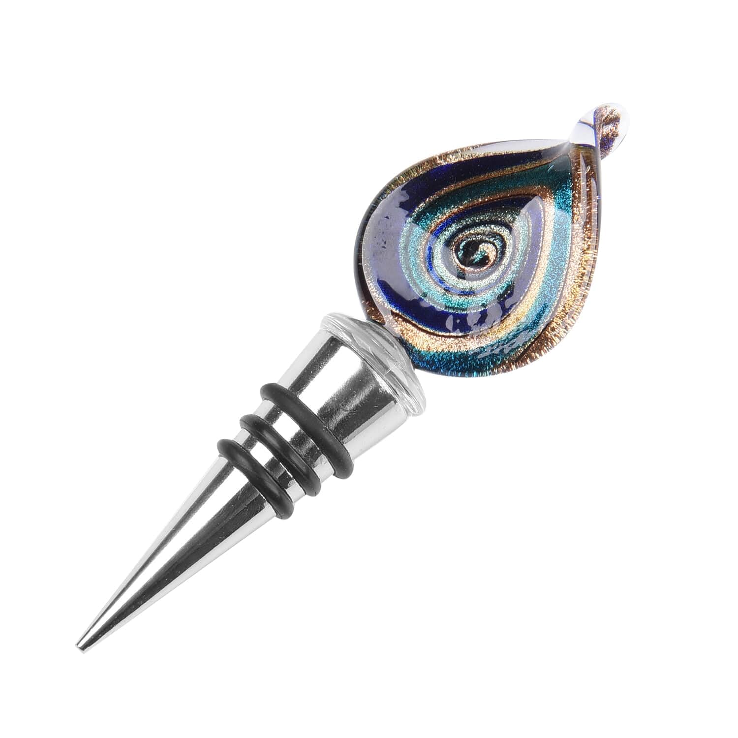 SHOP LC Glass Resin Bottle Stopper Pendant Necklace for Women - 20