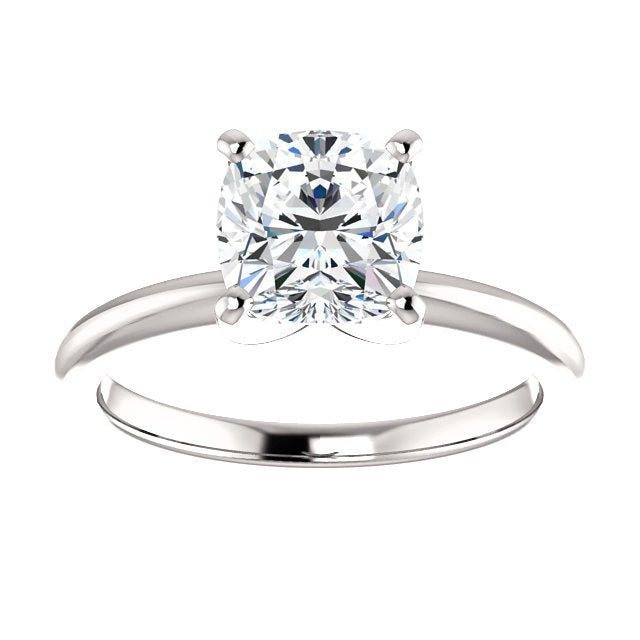 14KT Gold 1.5 Carat Cushion Cut Diamond Solitaire Engagement Ring for Women - Perfect for Proposals, Anniversaries & Special Occasions