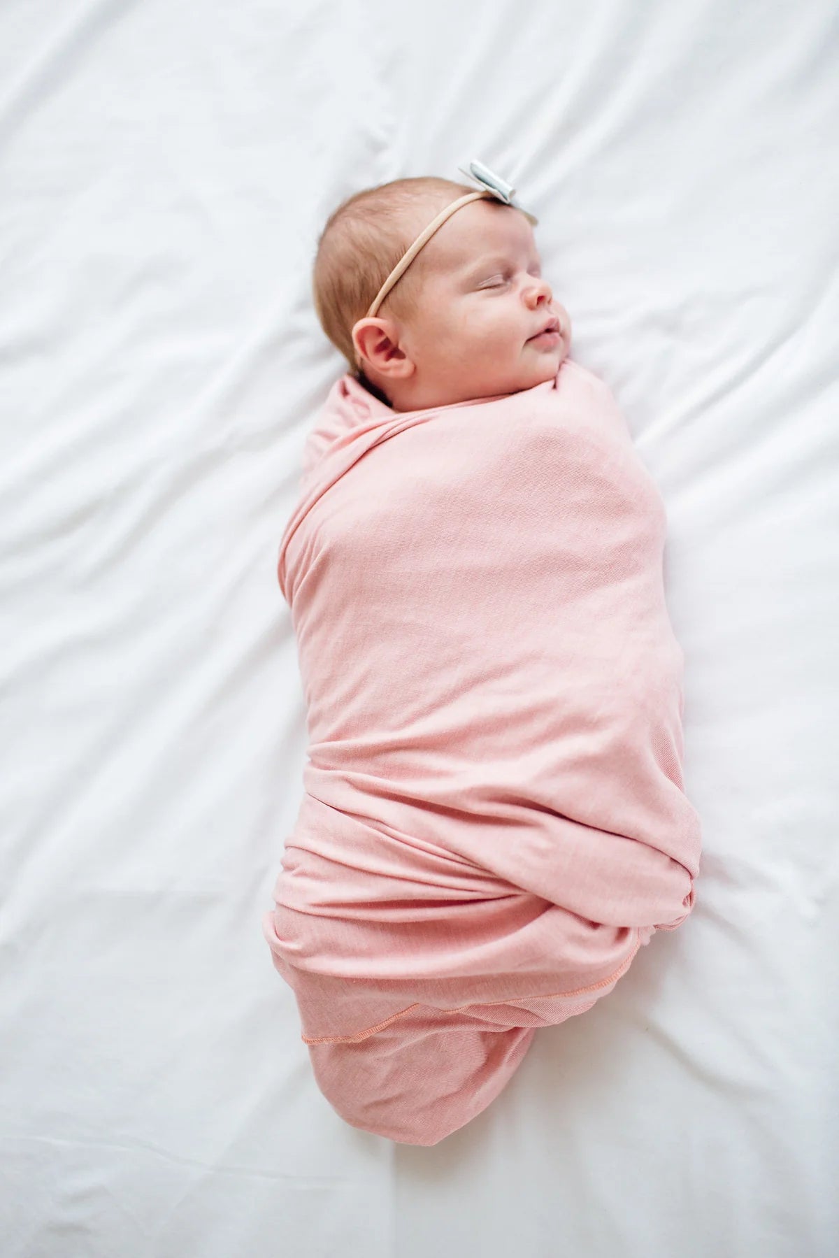 Soft Copper Pearl Knit Swaddle Blanket for Baby - Maeve Collection | Breathable & Stretchy Newborn Wrap | Perfect for Swaddling, Nursing, Stroller & Photo Shoots