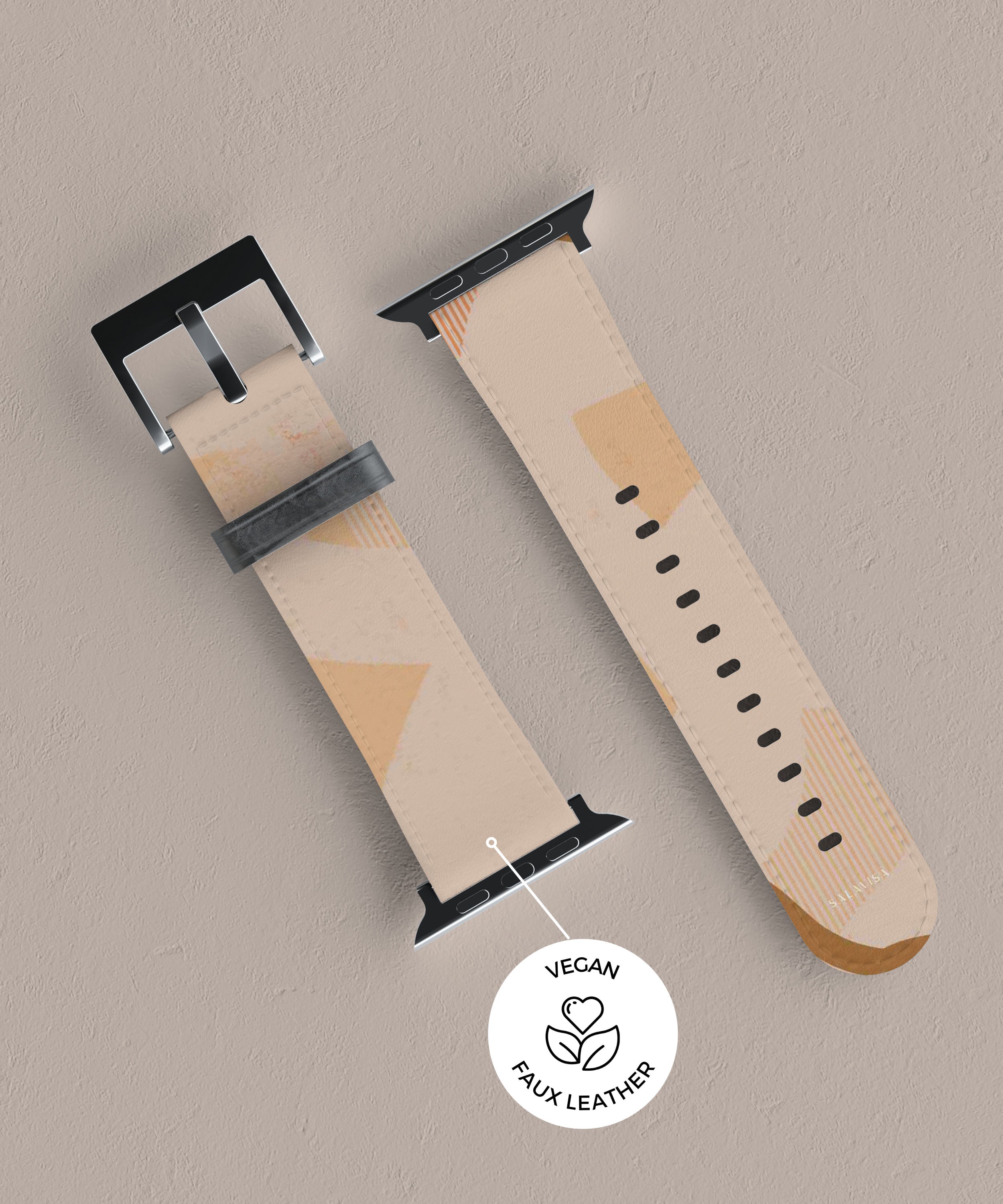 Organic Cotton Apple Watch Band - Soft, Breathable & Eco-Friendly Strap for Women & Men - Perfect for Workouts, Running & Everyday Wear