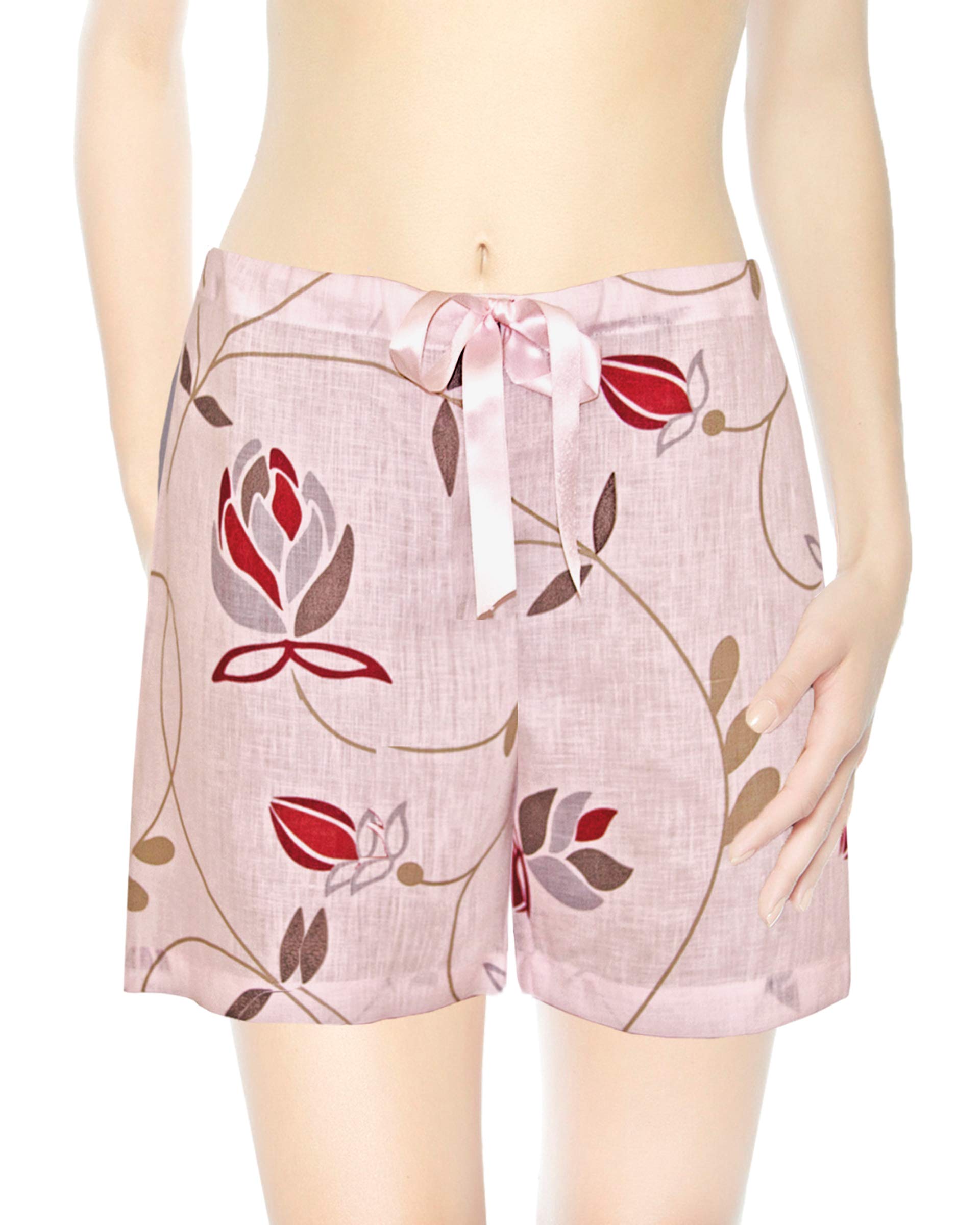 Elegant English Rose Floral Kimono Robes with Shorts & Nightgown Set - Handcrafted in Europe | Perfect for Spa Days, Bridal Showers & Relaxing at Home