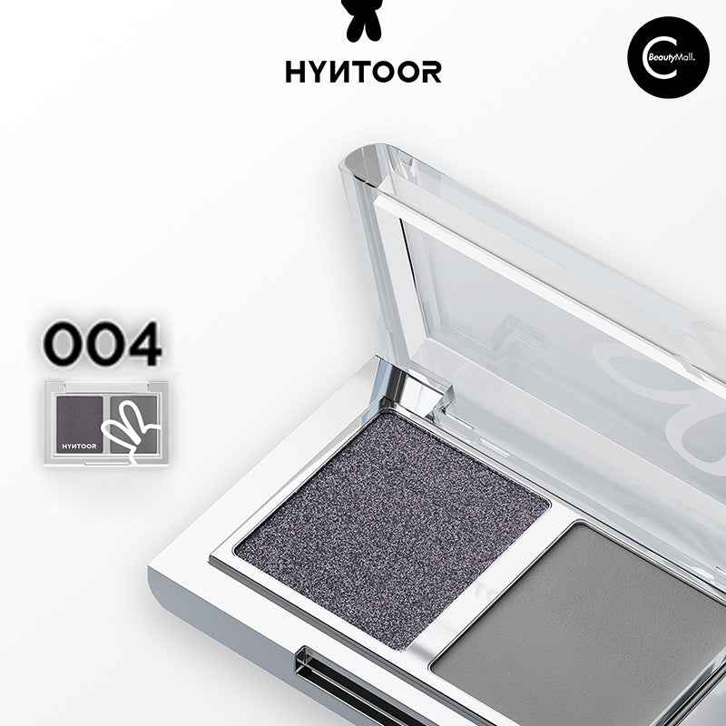 HYNTOOR Cooling Duo Eyeshadow Palette - Long-Lasting Matte & Shimmer Makeup for Day & Night Looks - Perfect for Parties, Weddings, and Everyday Wear