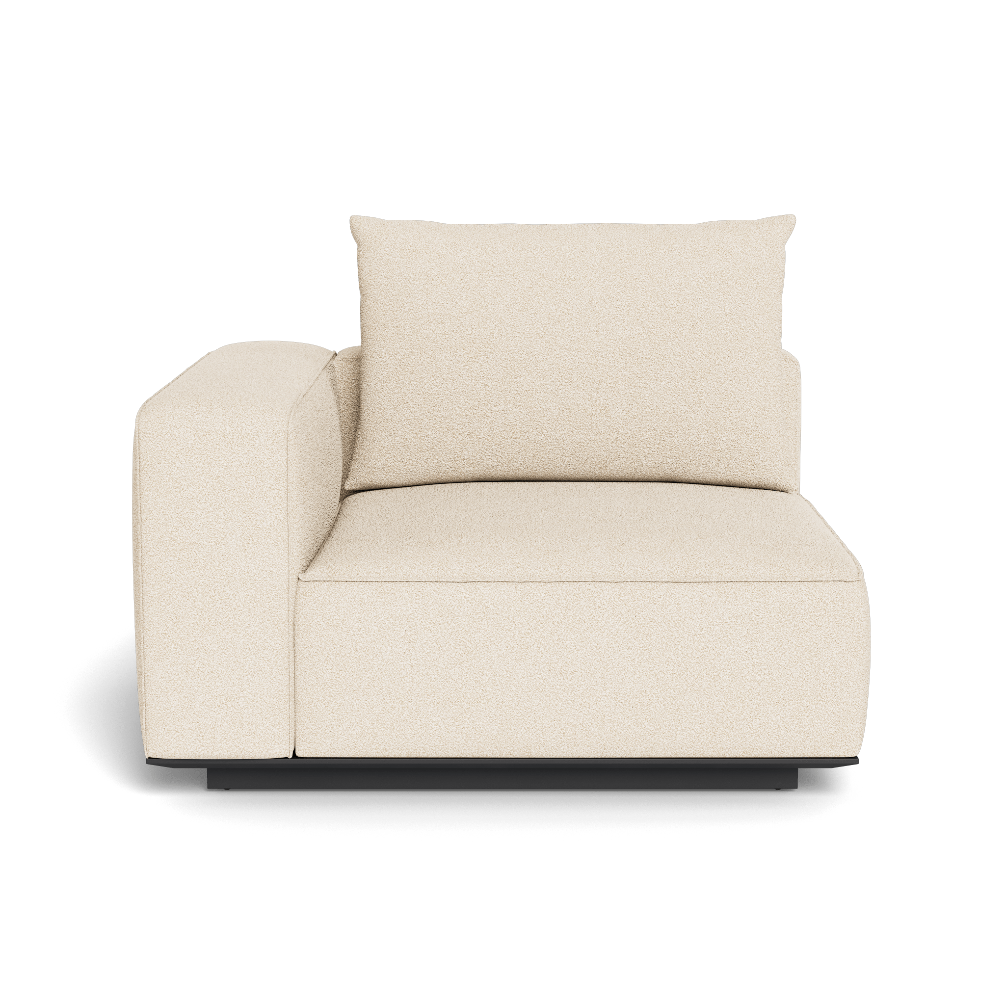 Santorini Outdoor Corner Left Sectional Sofa Set - Waterproof Wicker Patio Furniture for Garden, Poolside, Backyard & Balcony - Comfortable All-Weather Lounge Seating