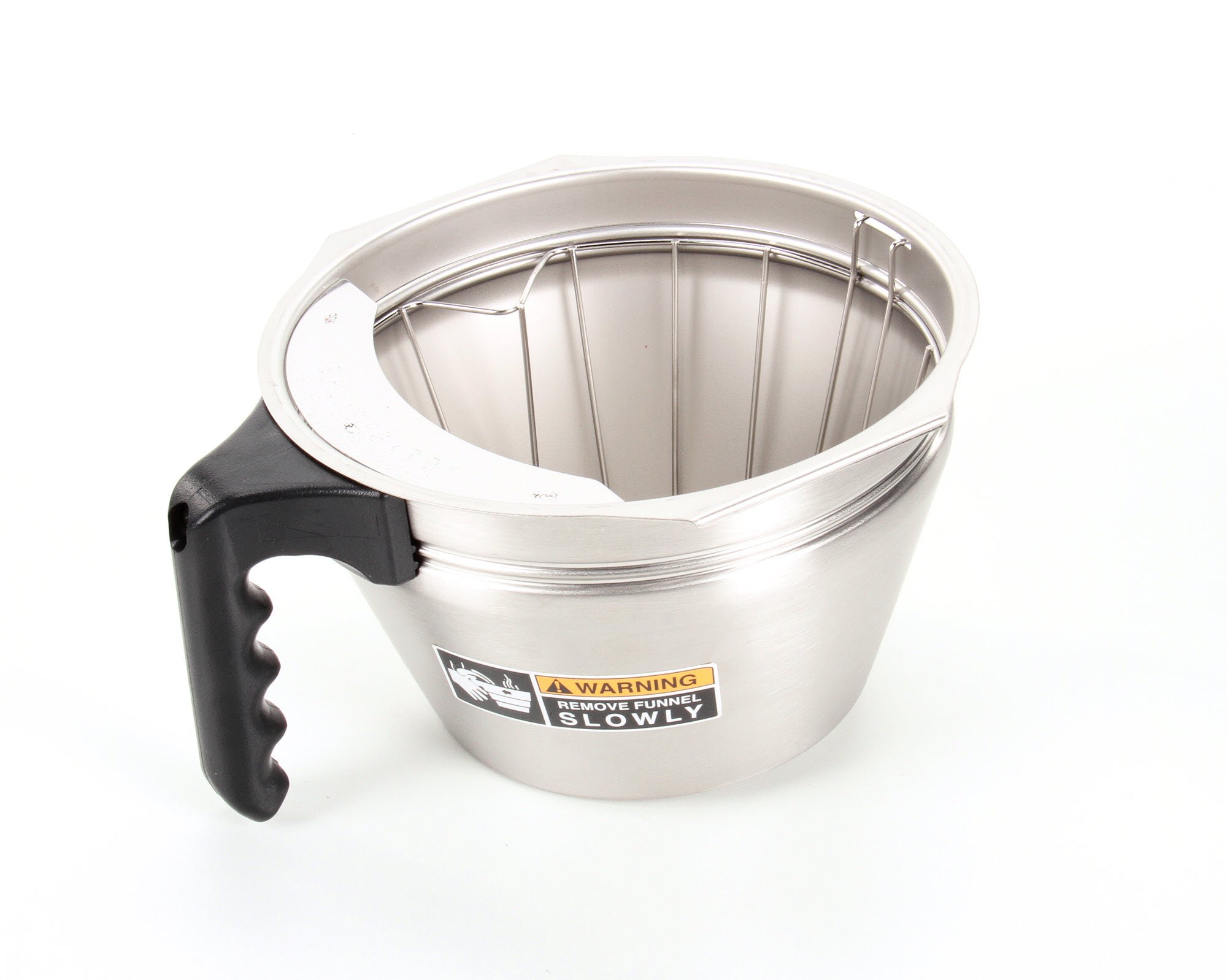 BUNN 20201.1201 Stainless Steel Funnel Assembly for Coffee Makers - Compatible with Dual & Single Brewers - Perfect for Home, Office, and Commercial Use