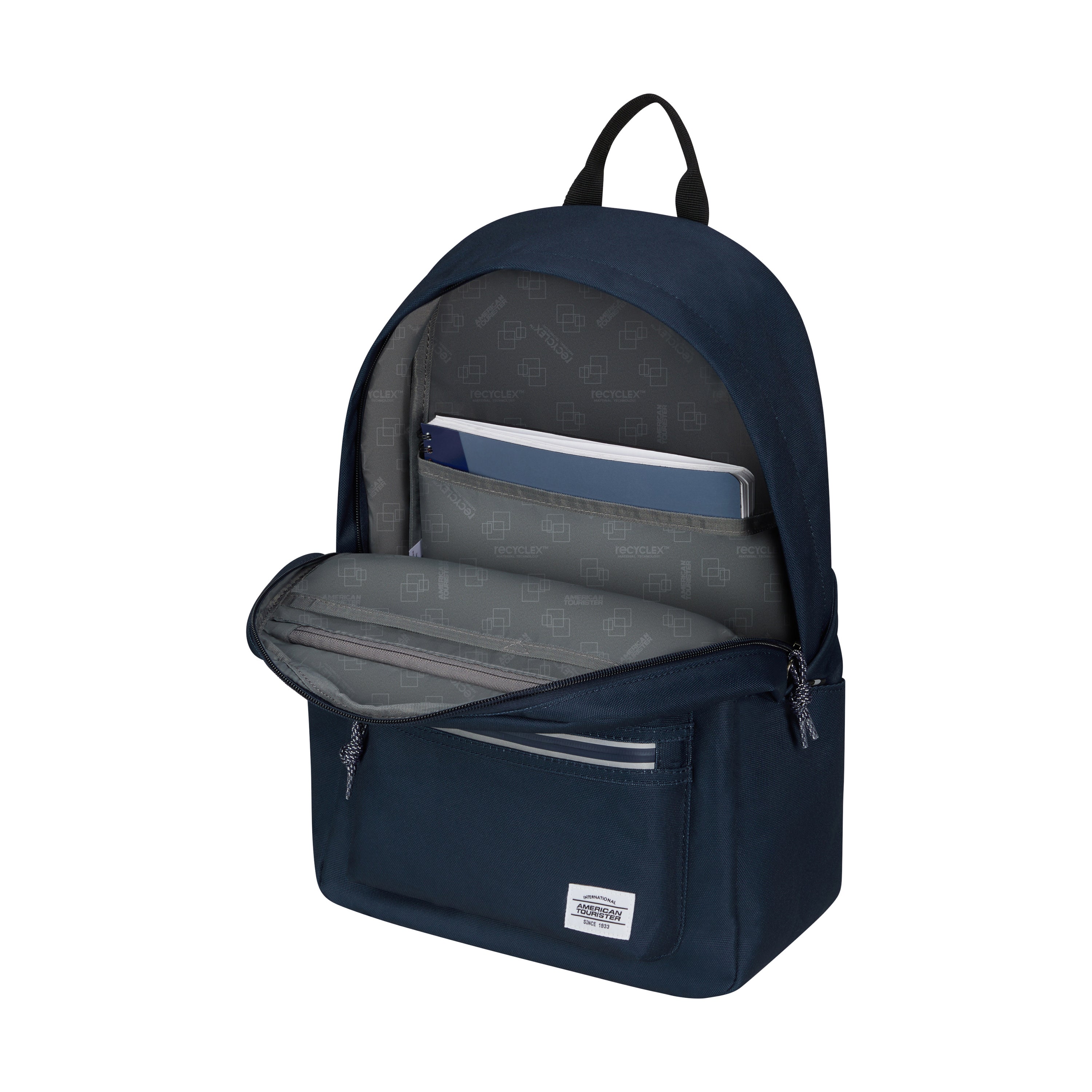 American Tourister BrightUp Backpack - Lightweight Travel Backpack with USB Charging Port, Water-Resistant Material for School, Work & Outdoor Adventures