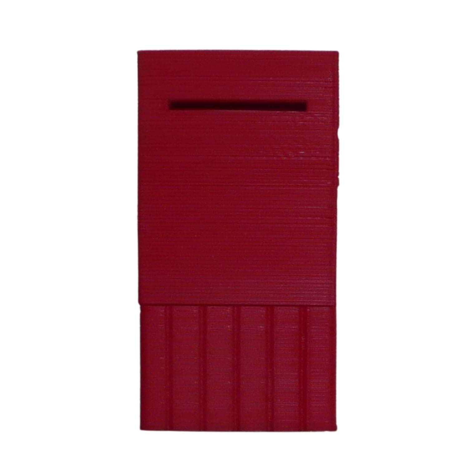 USPS Compatible Mailbox Shaped Postage Stamp Dispenser for Roll Stamps - Made in USA (PR156-RED) - Perfect for Home, Office & Mailing Stations