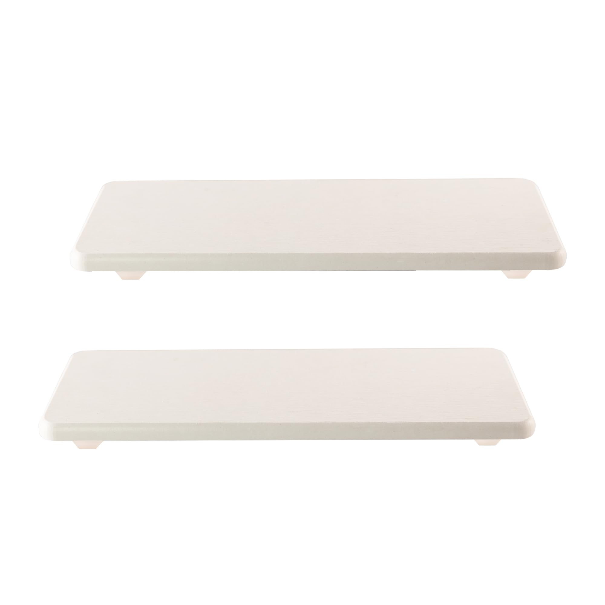 2-Pack Diatomite Soap Dishes & Coasters - Absorbent Stone Tray for Soap Bottles, Toiletries - Perfect for Kitchen, Bathroom Sink Vanity (8.66 x 3.15 Inches) - Keep Countertops Dry & Organized