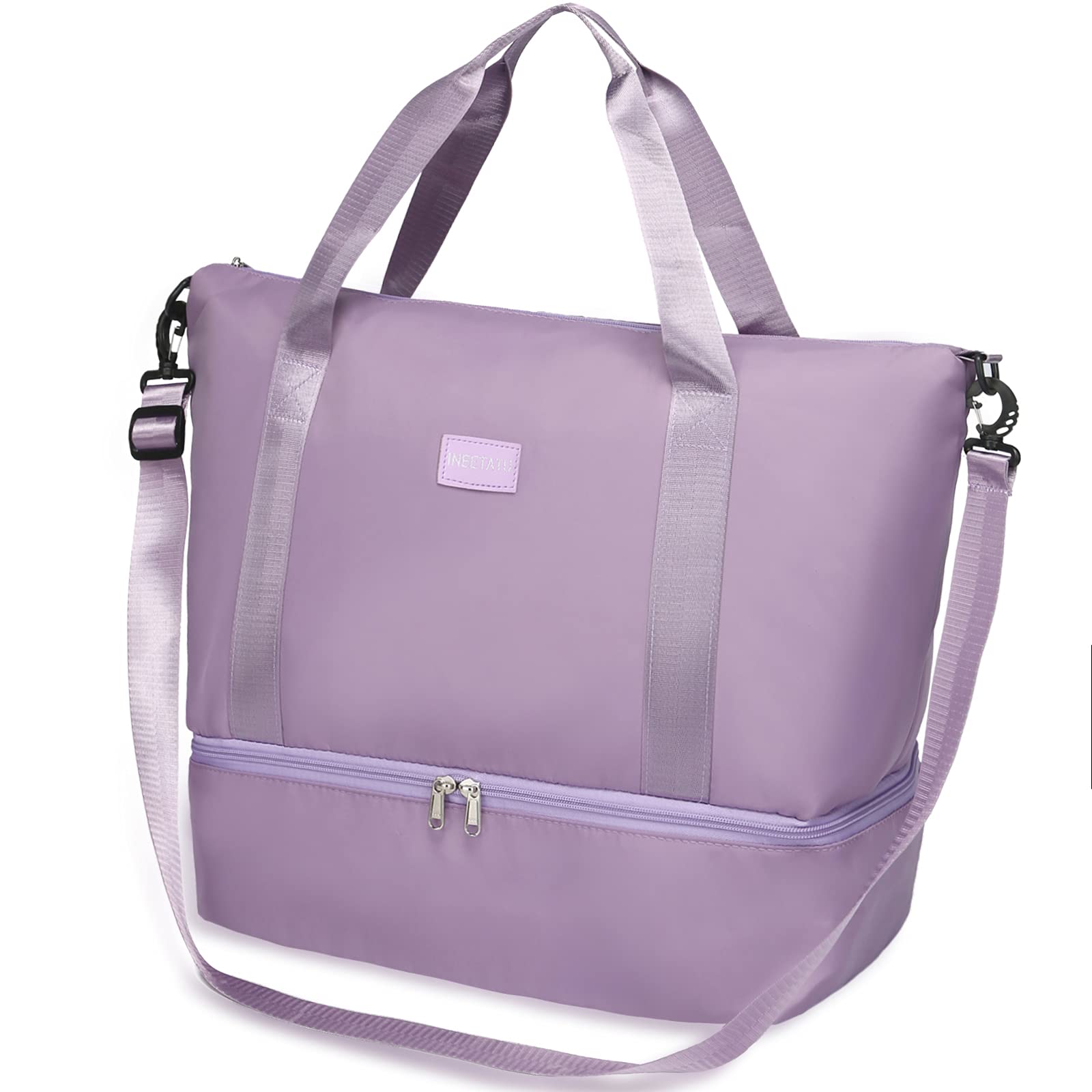 Women's Travel Duffle Bag - Waterproof Weekender Overnight Bag with Shoe Compartment | Carry On Duffel for Gym, Sports & Weekend Getaways | Perfect for Workouts, Travel & Short Trips