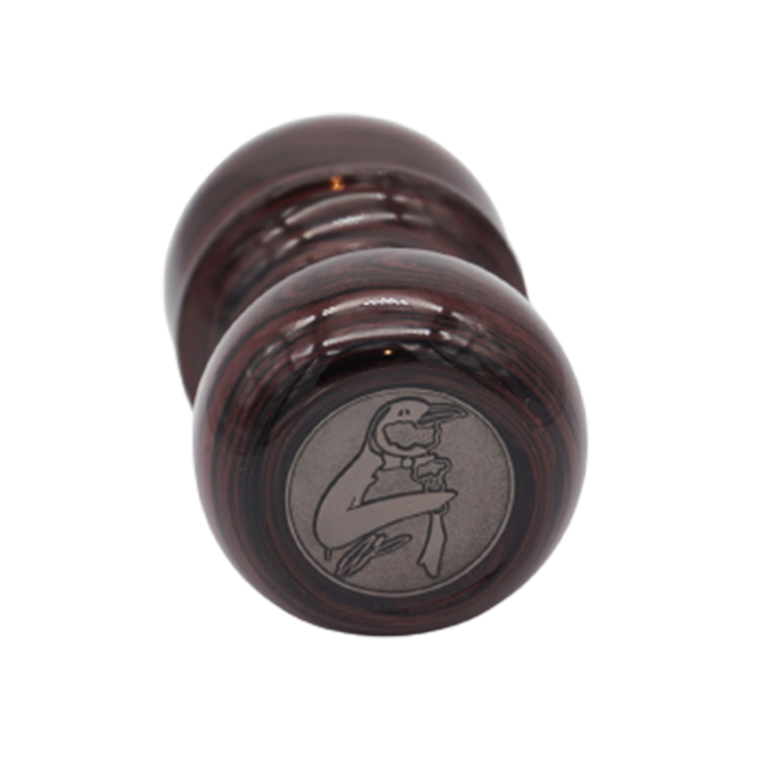 Premium Handmade Raspberry Ebonite Shaving Brush Handle - Fits 24mm & 26mm Knots - Luxury Wet Shaving & Grooming Essential for Men's Skincare Routine