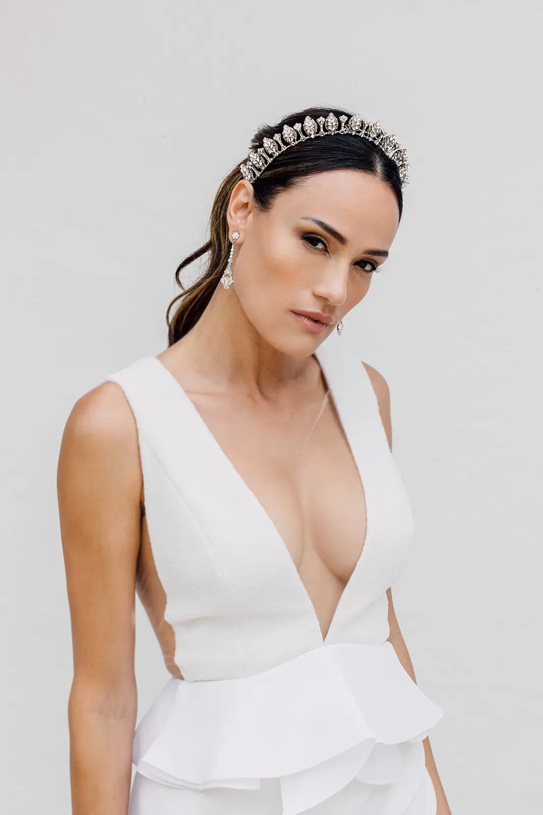 Lucy Crown - Elegant Rhinestone Tiara for Women | Perfect for Weddings, Prom, Pageants & Special Occasions