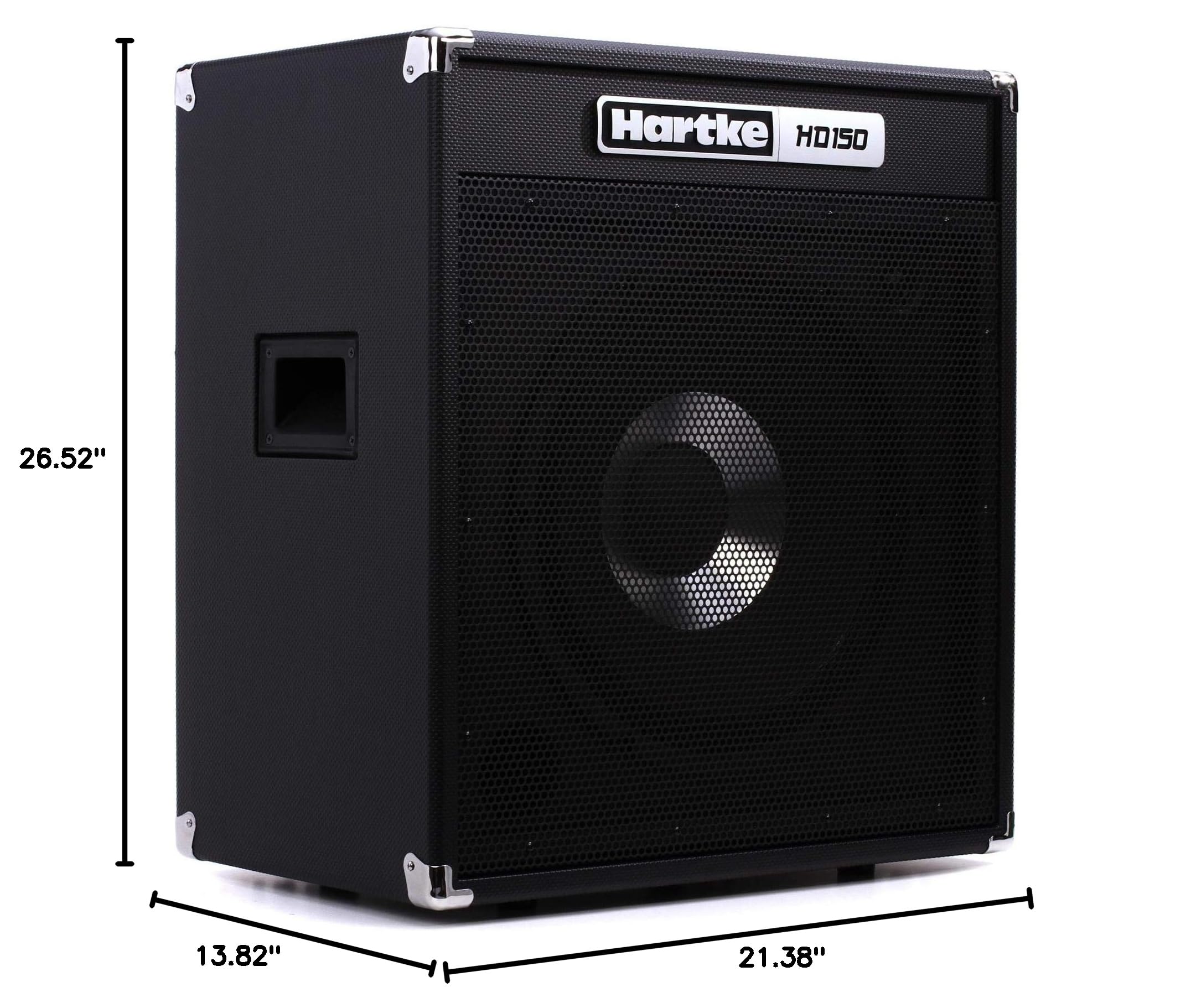Hartke HD150 Bass Combo Amplifier - 150W Bass Guitar Amp with 15