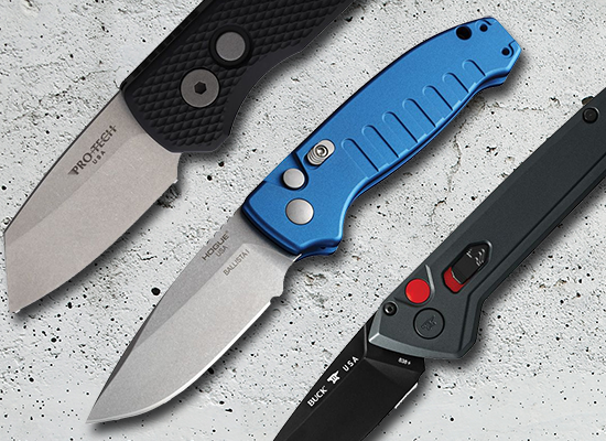 Premium Name Brand Automatic Knife - Tier 2 Subscription Box for Outdoor Enthusiasts | Hunting, Camping & EDC Gear Collection